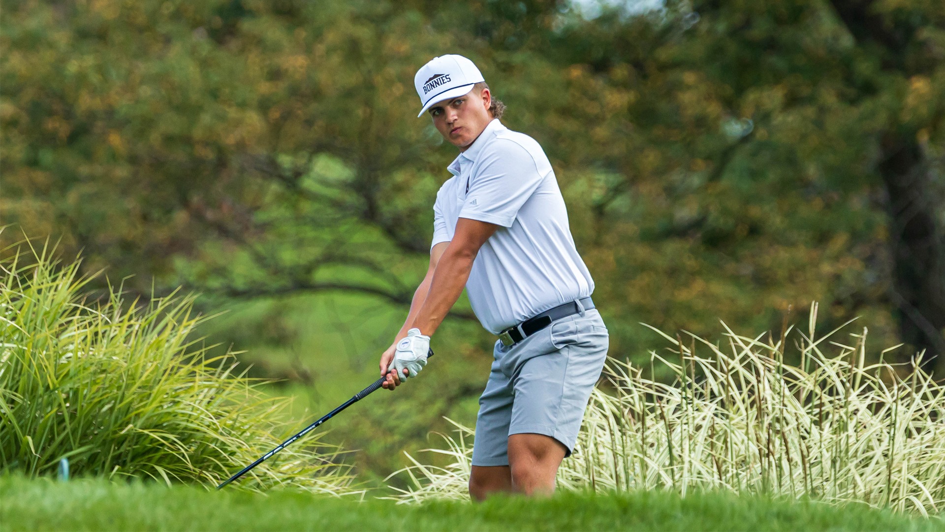 Braddock Damore at the tee box