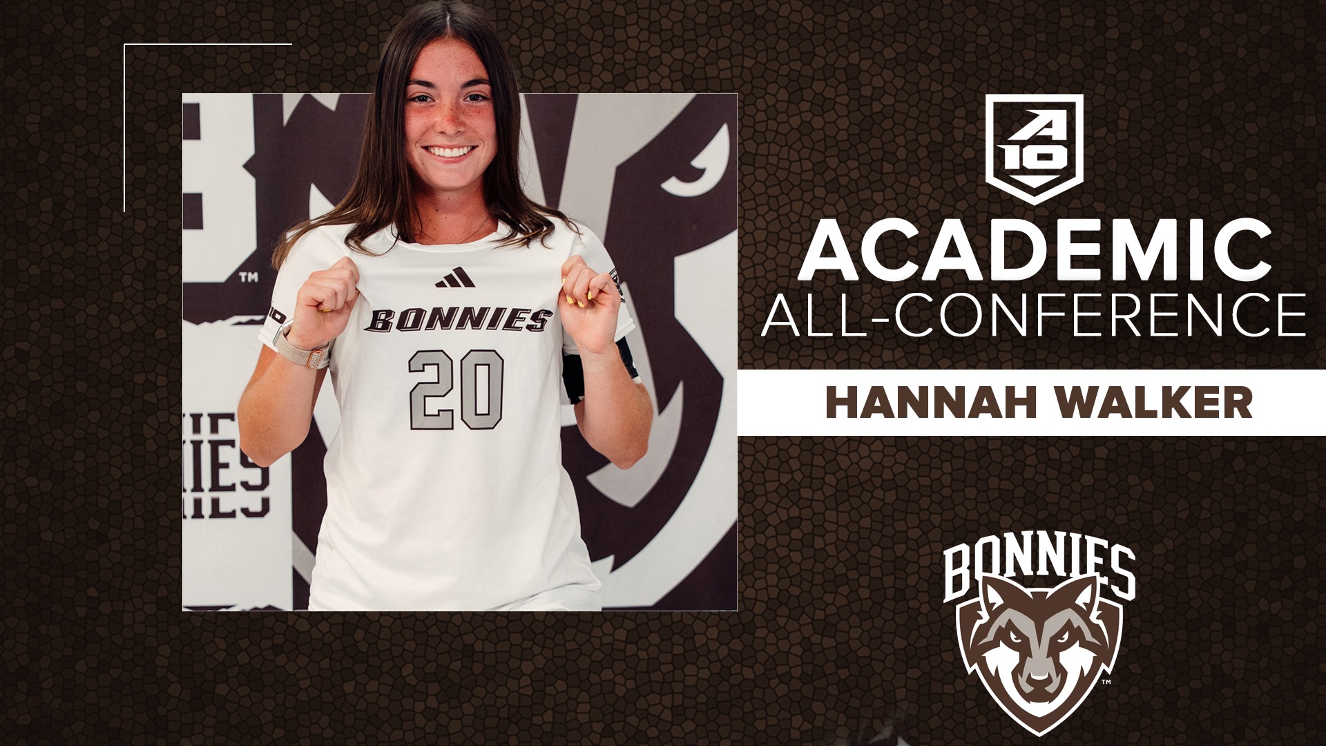 Hannah Walker All-Academic graphic 11/3