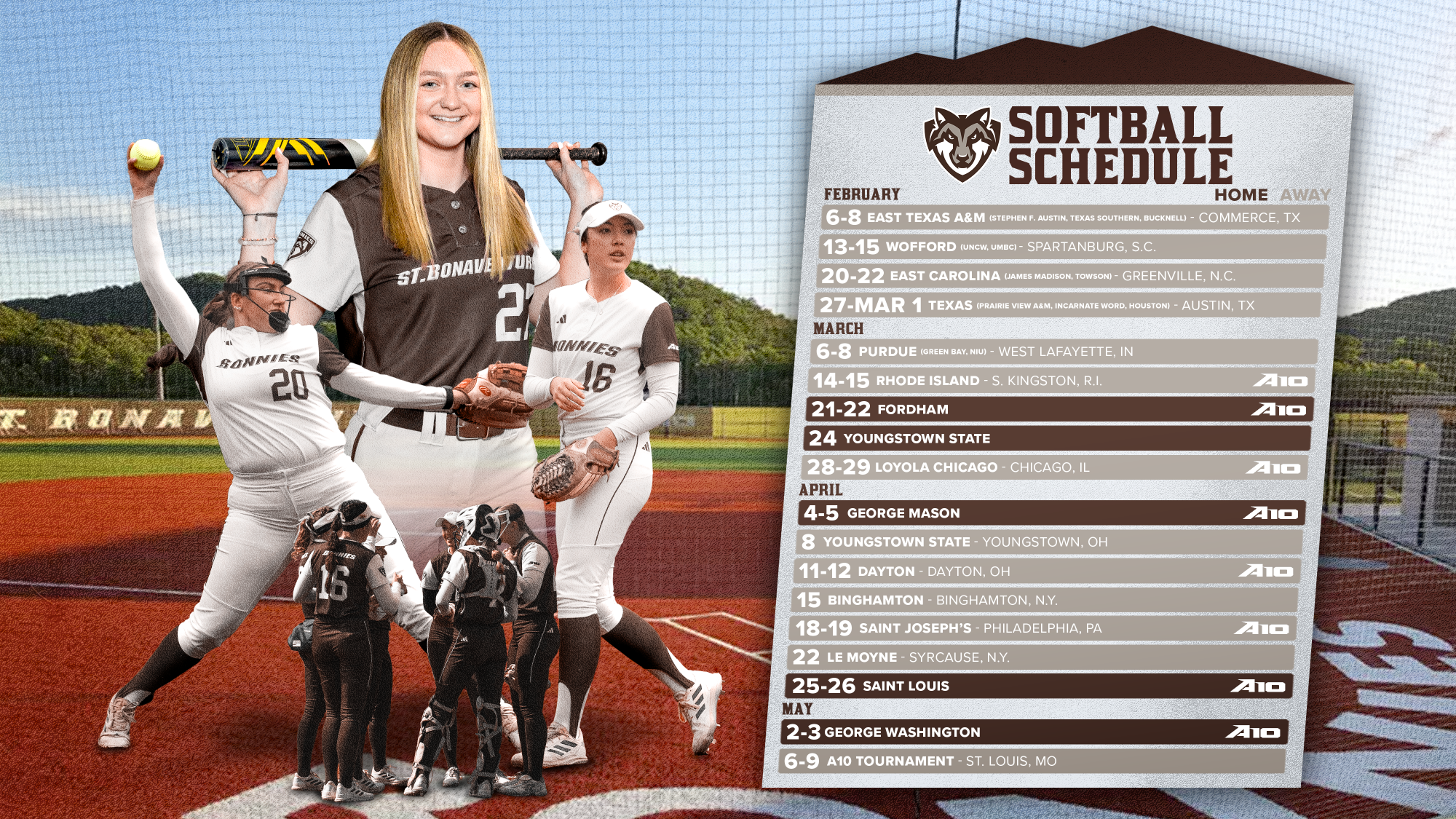 2026 Softball Schedule