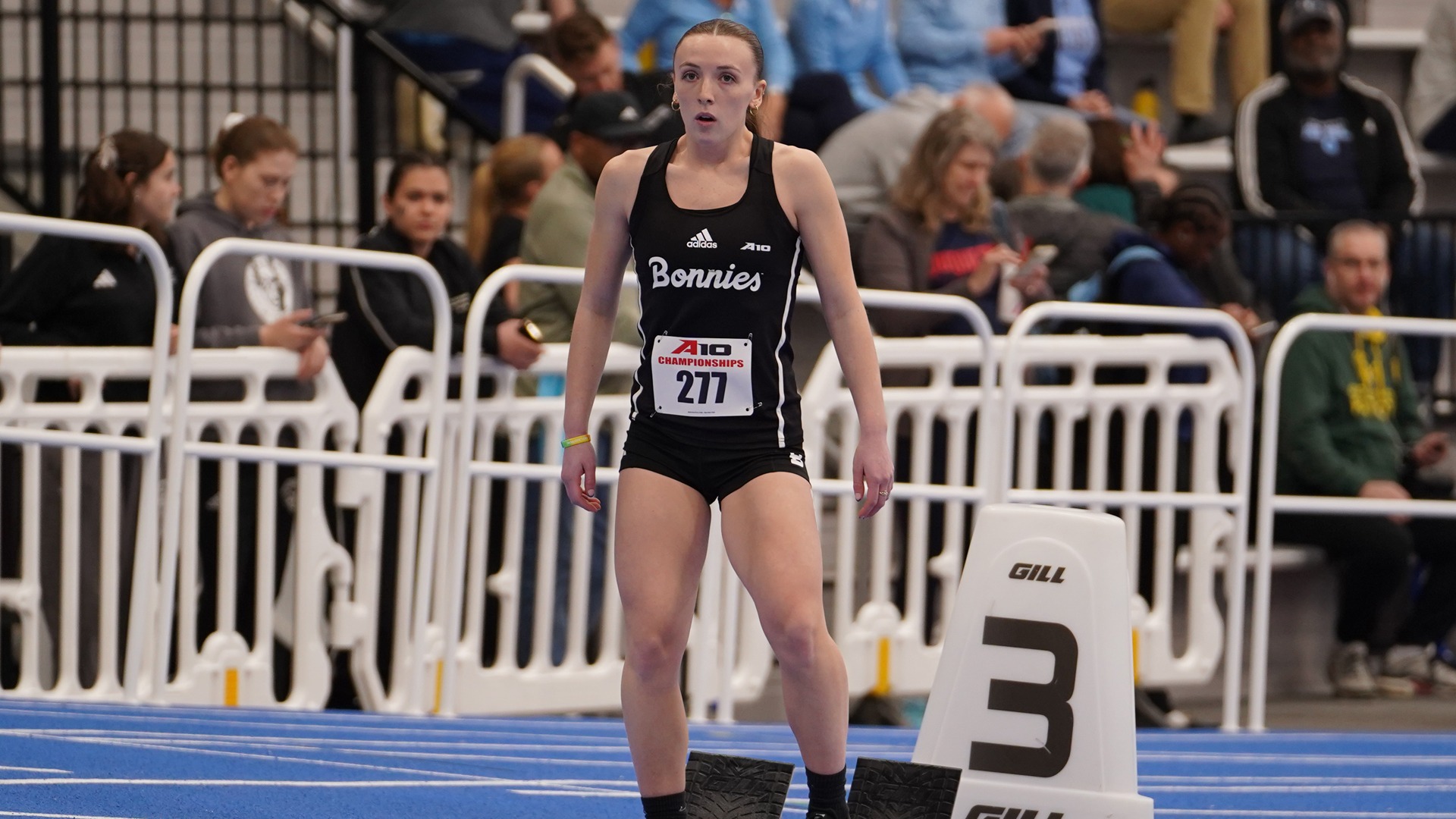 Women's track starting blocks