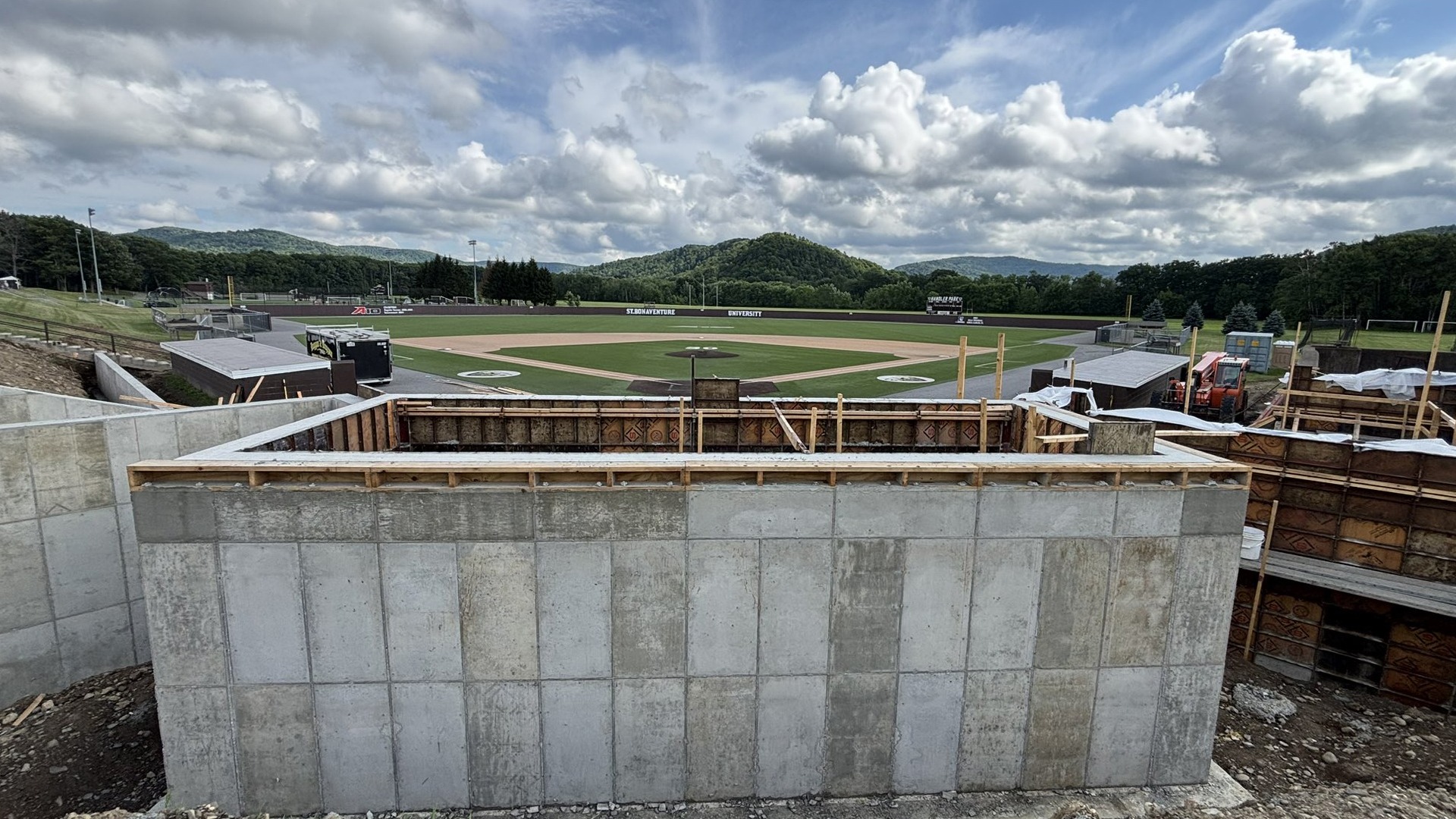 Handler Park construction