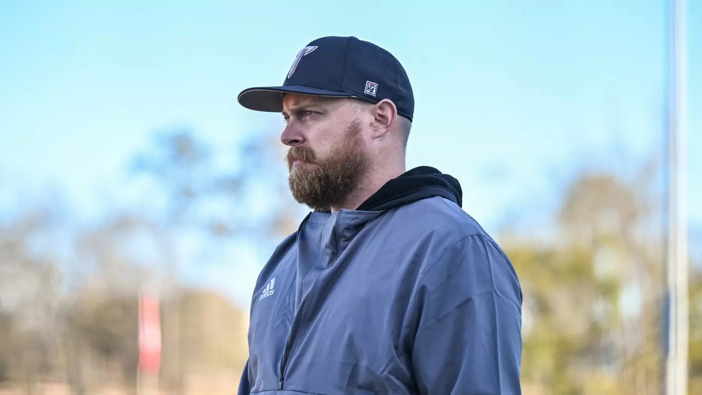 Camden Decker coaching at Troy