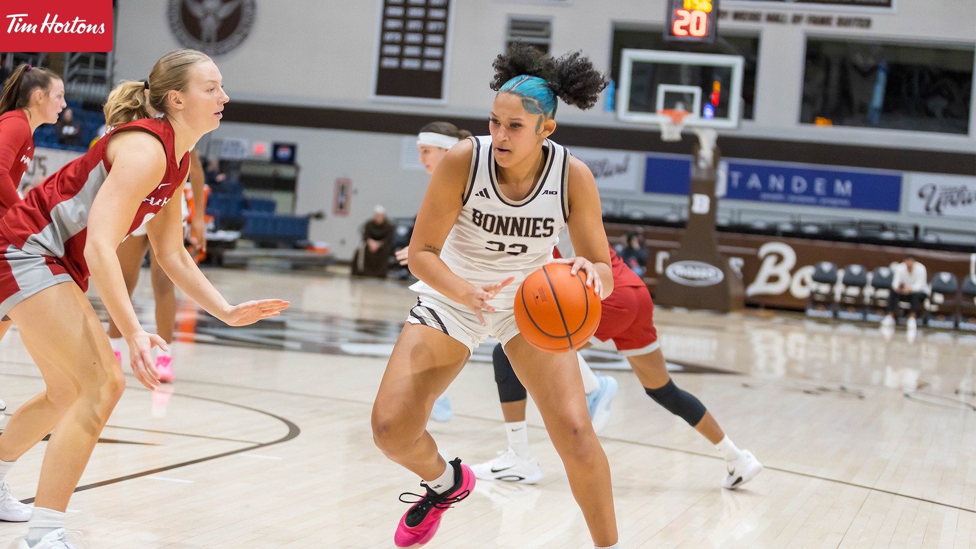 Brianna Barr-Buday dribbling