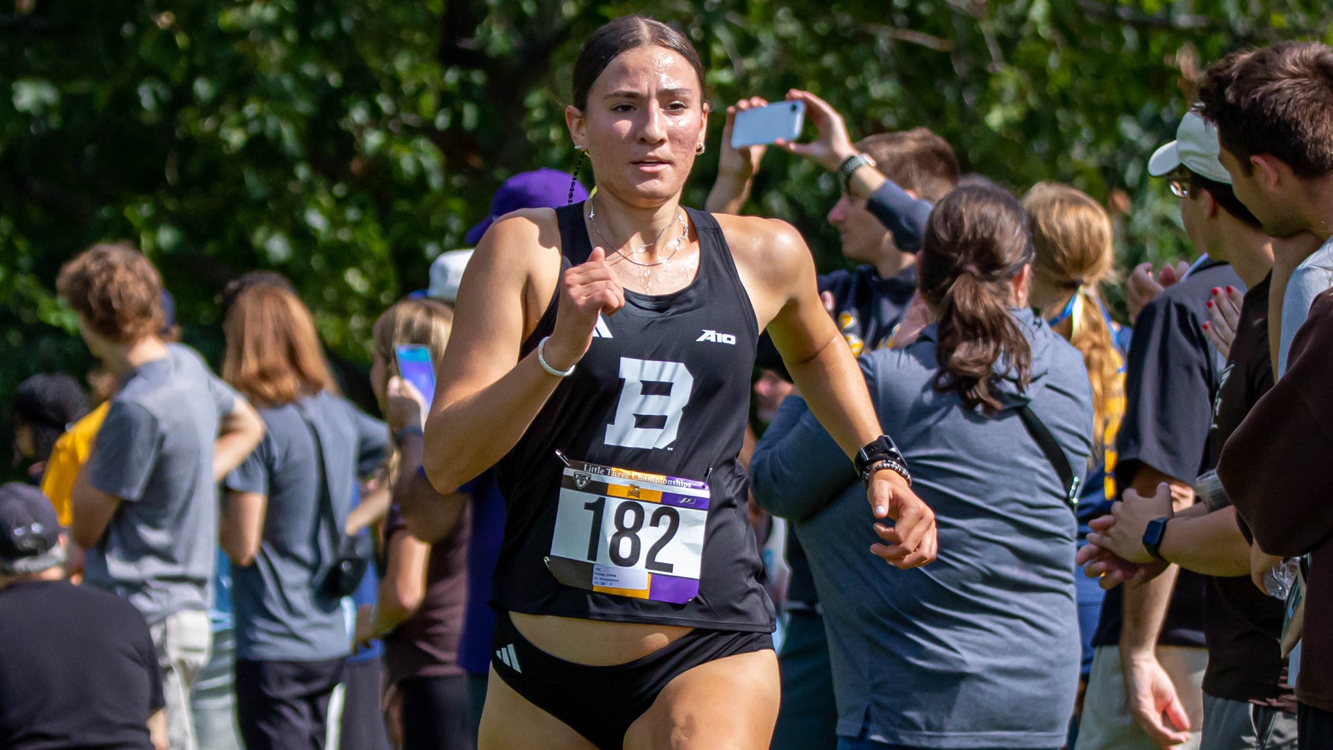 Chloe Fisher to the finish line