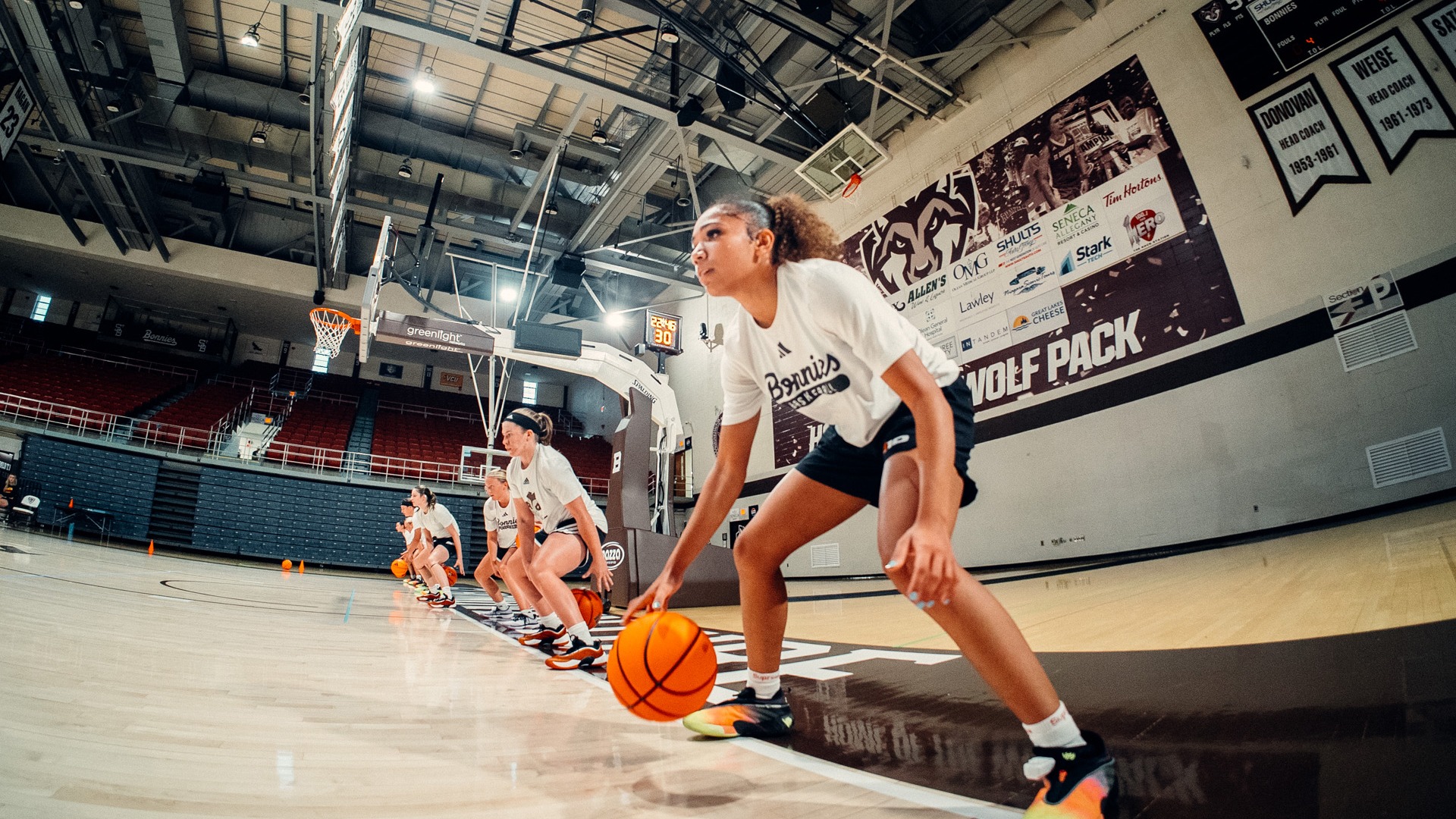 St. Bonaventure Women's Basketball practice