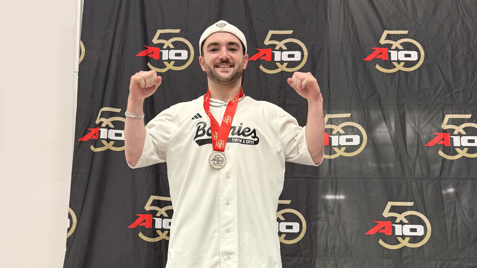 Ben O'Neill silver medal 1M dive at A10 Championships