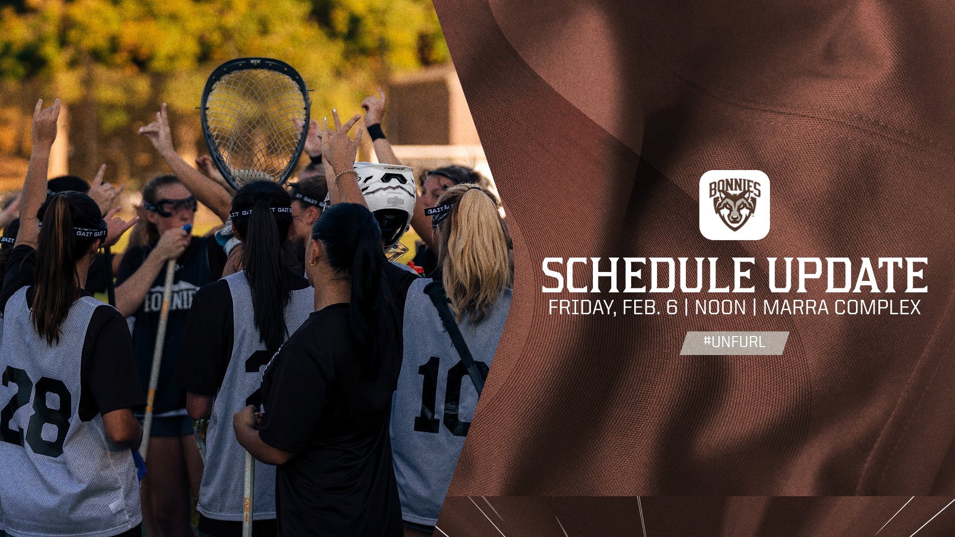 Women's Lacrosse Schedule Change Feb 6