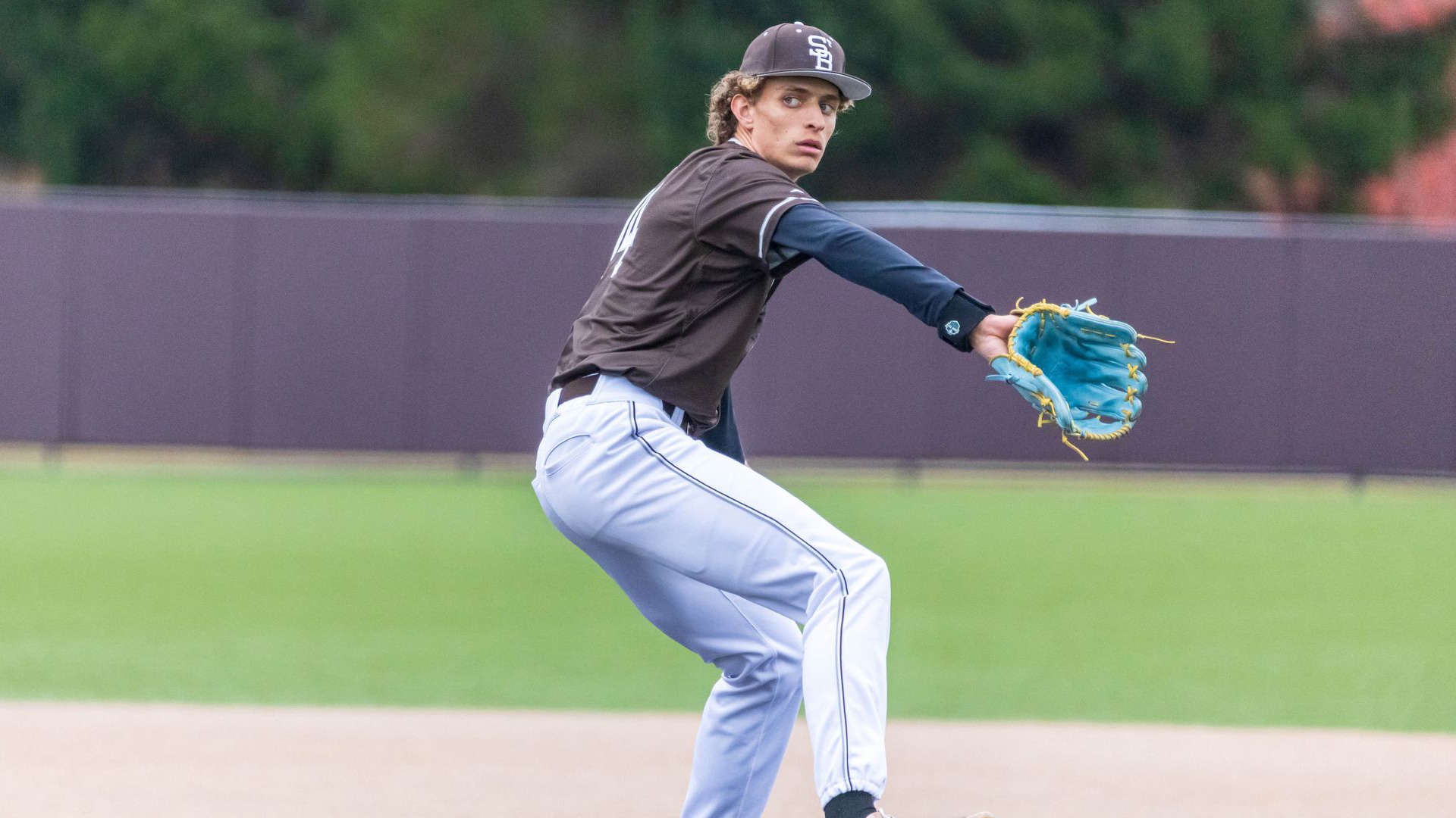 Nolan Feidt pitching in fall ball