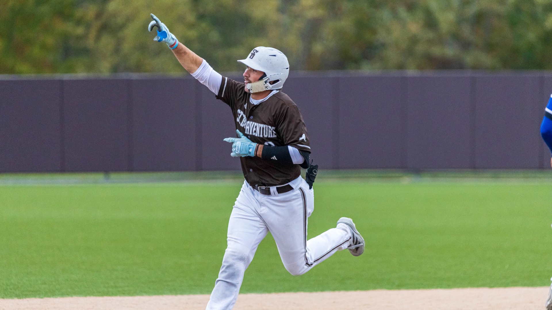 Chris Hoalcraft celebrating a home run