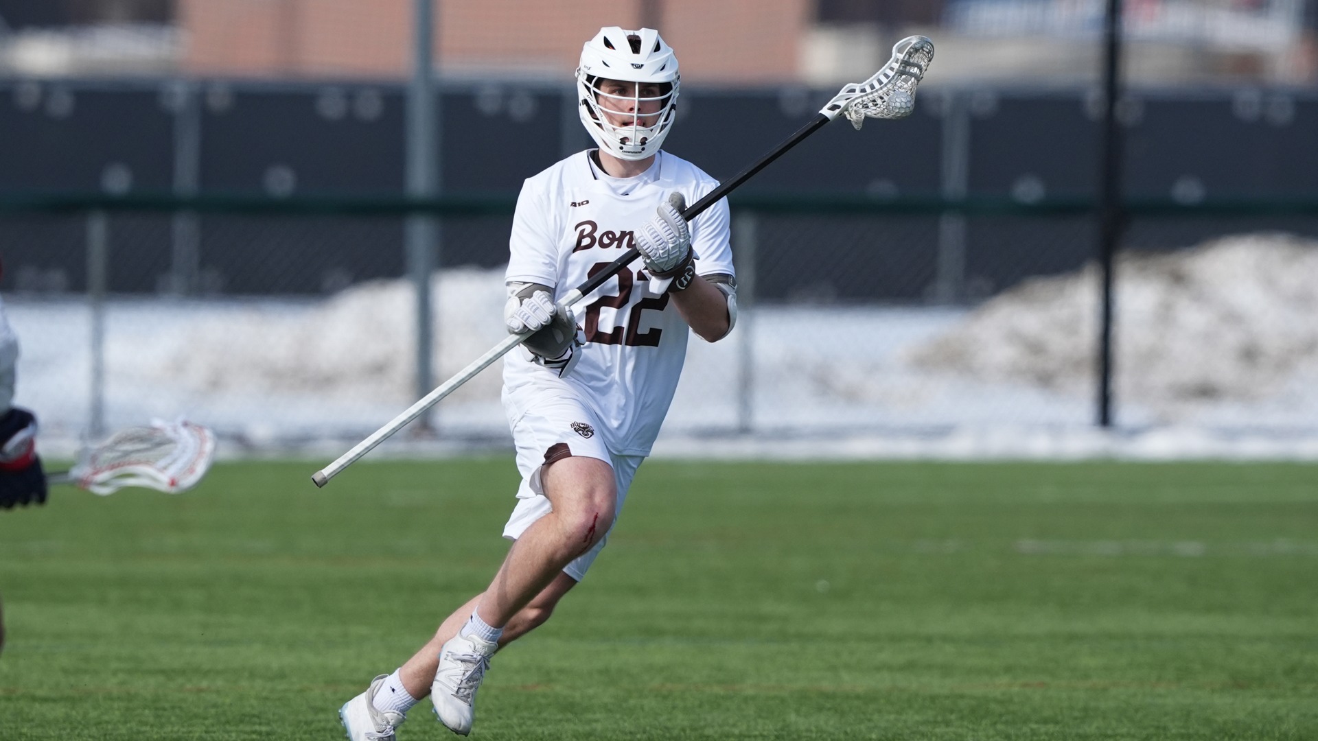 Owen Tasse with the ball