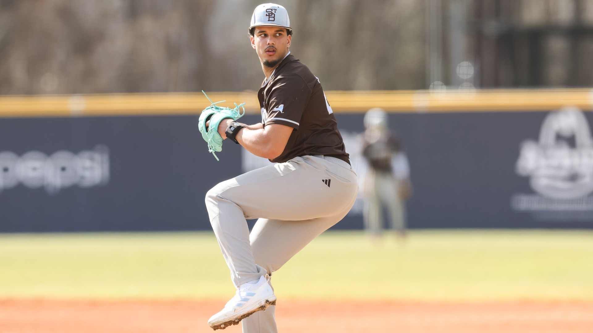 Enger Paulino pitching at UNC Asheville