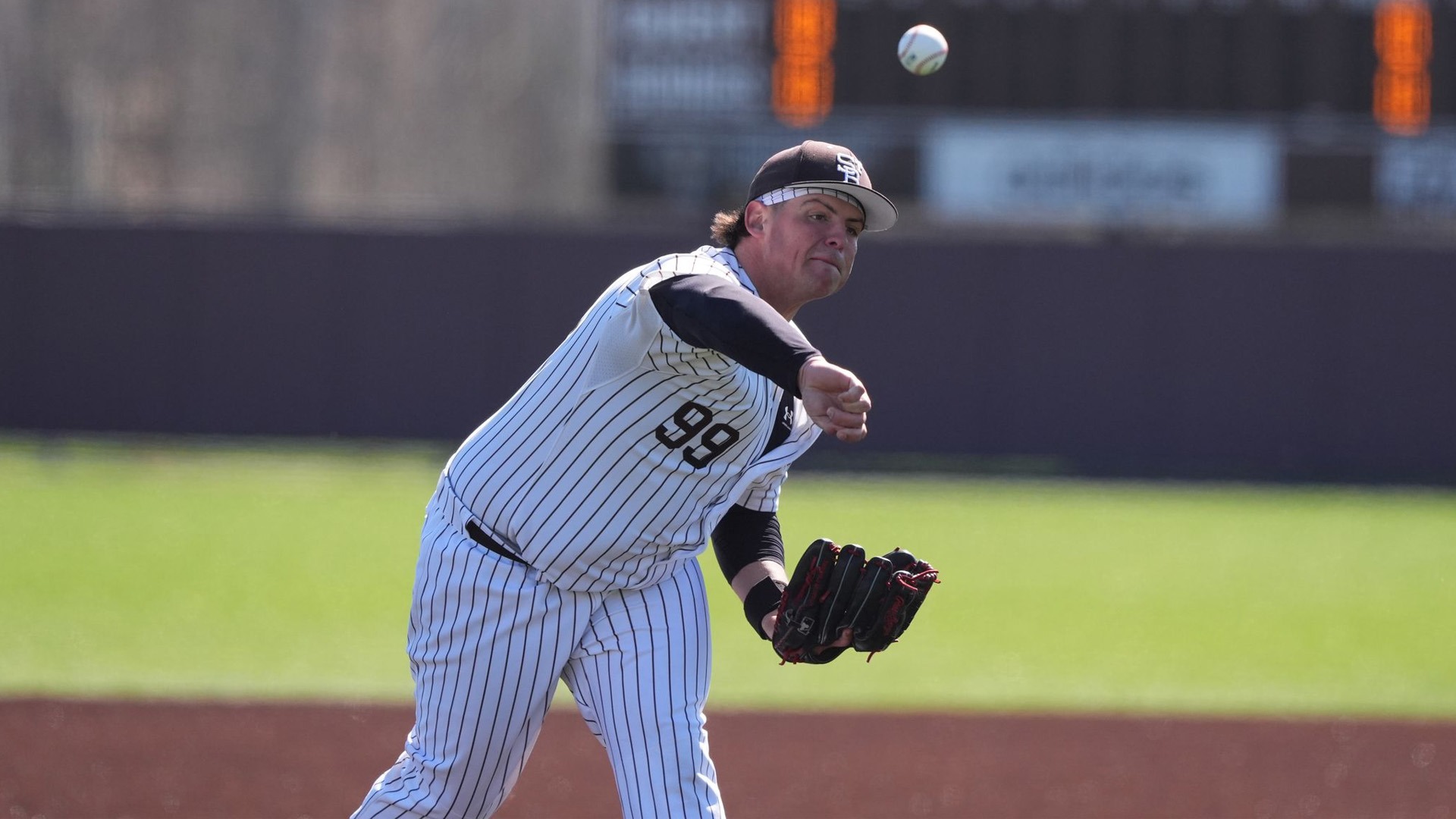 Derek Duval pitching 