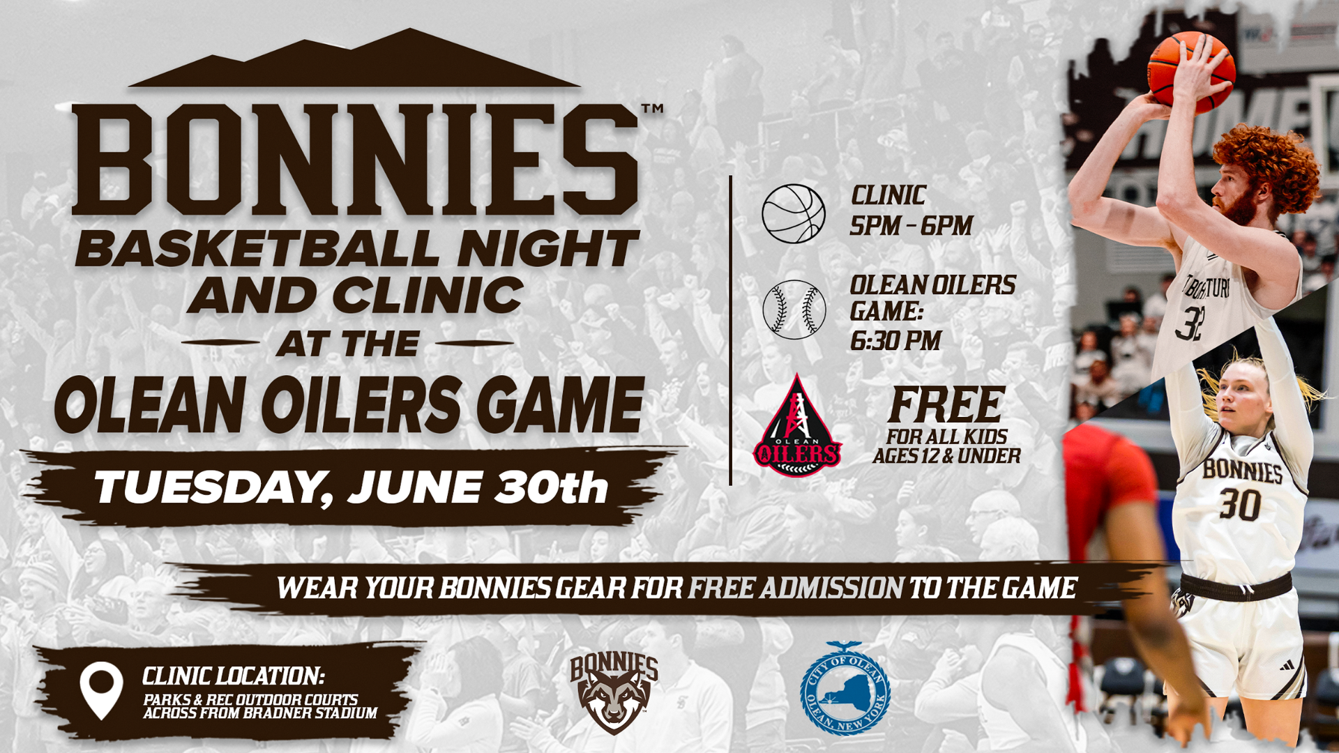 Bonnies and Oilers 2026