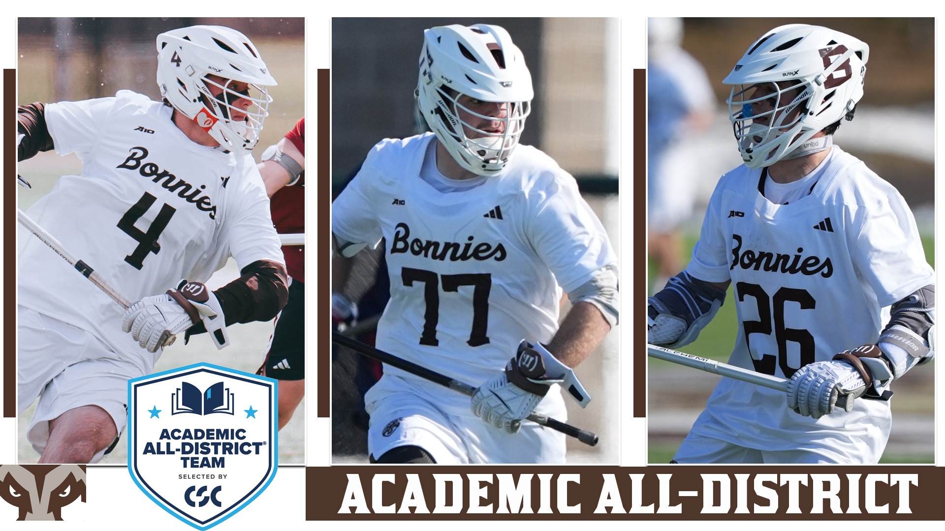 2026 St. Bonaventure Men's Lacrosse Academic All-District