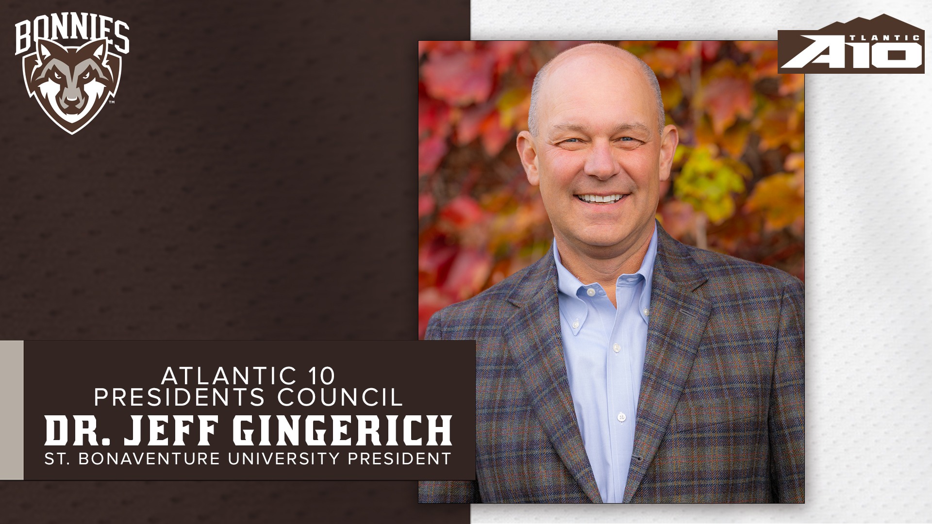 Dr. Jeff Gingerich Atlantic 10 Presidents Council
