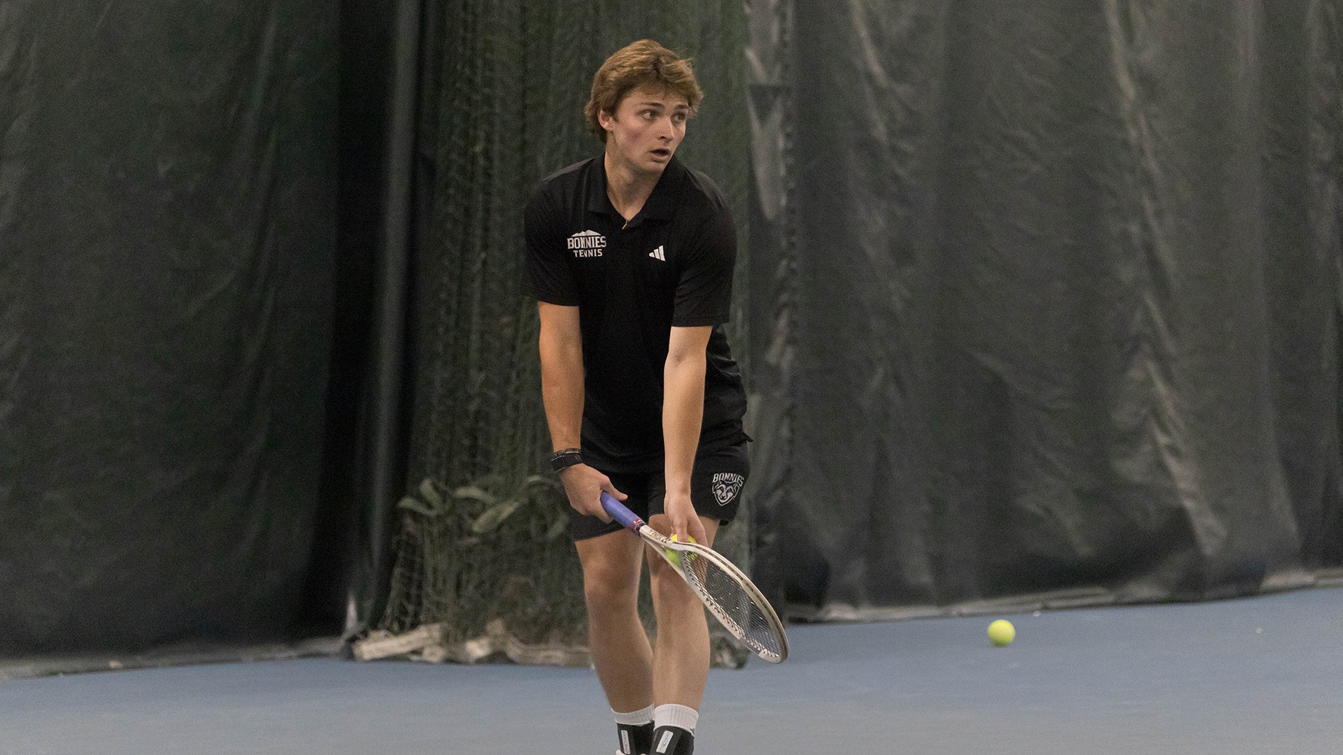 Davis Matney serving