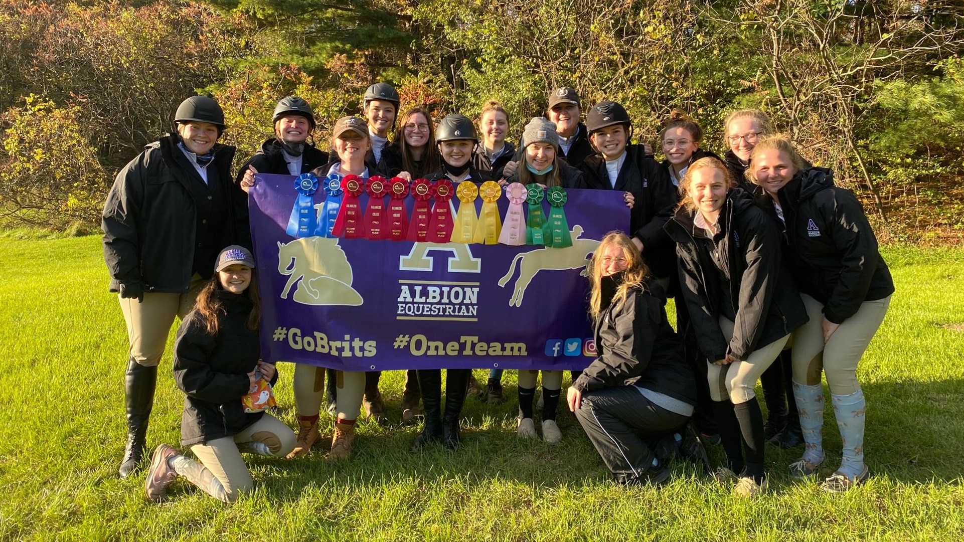 Hunt seat competes at Kalamazoo Albion College