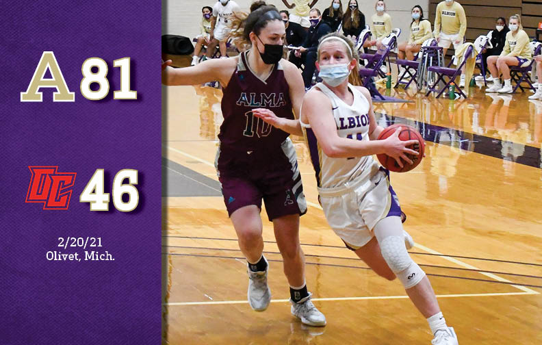 Complete team effort leads WBB to third straight win Albion College