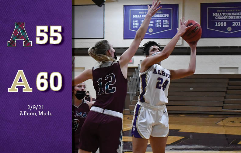 Hinton reaches 600 rebounds, WBB hangs on for win Albion College