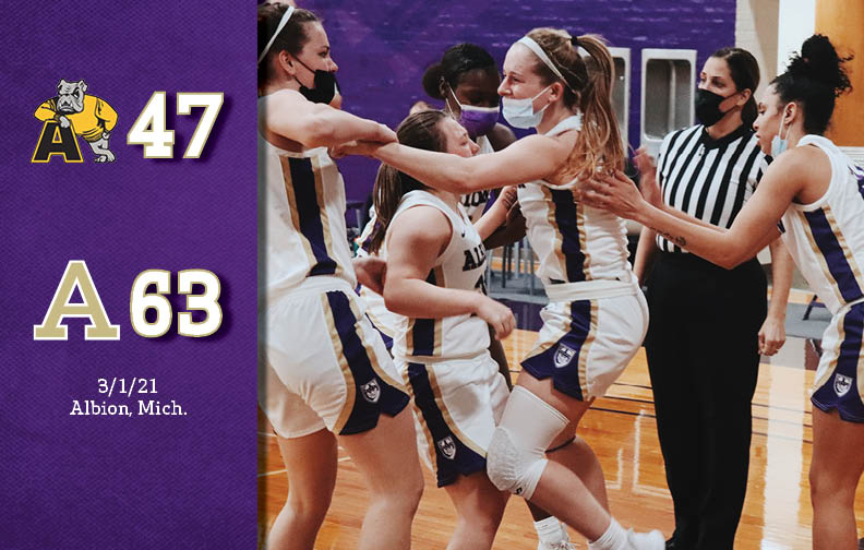 Just keep winning! WBB advances to MIAA semifinals Albion College