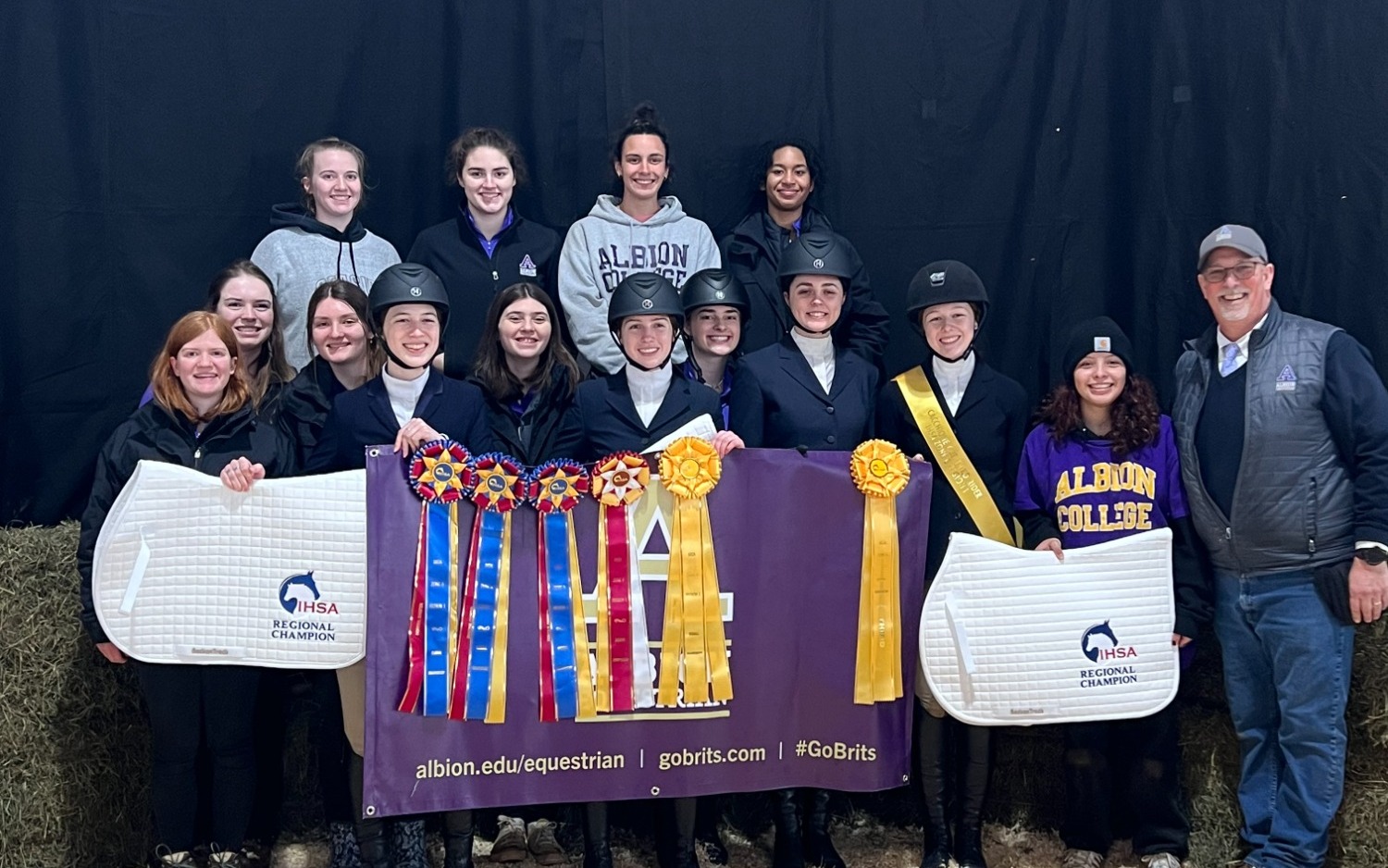 Hunt seat sends four to Zone Championships Albion College