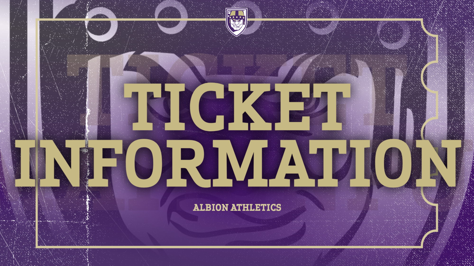 Ticket Information Albion Athletics