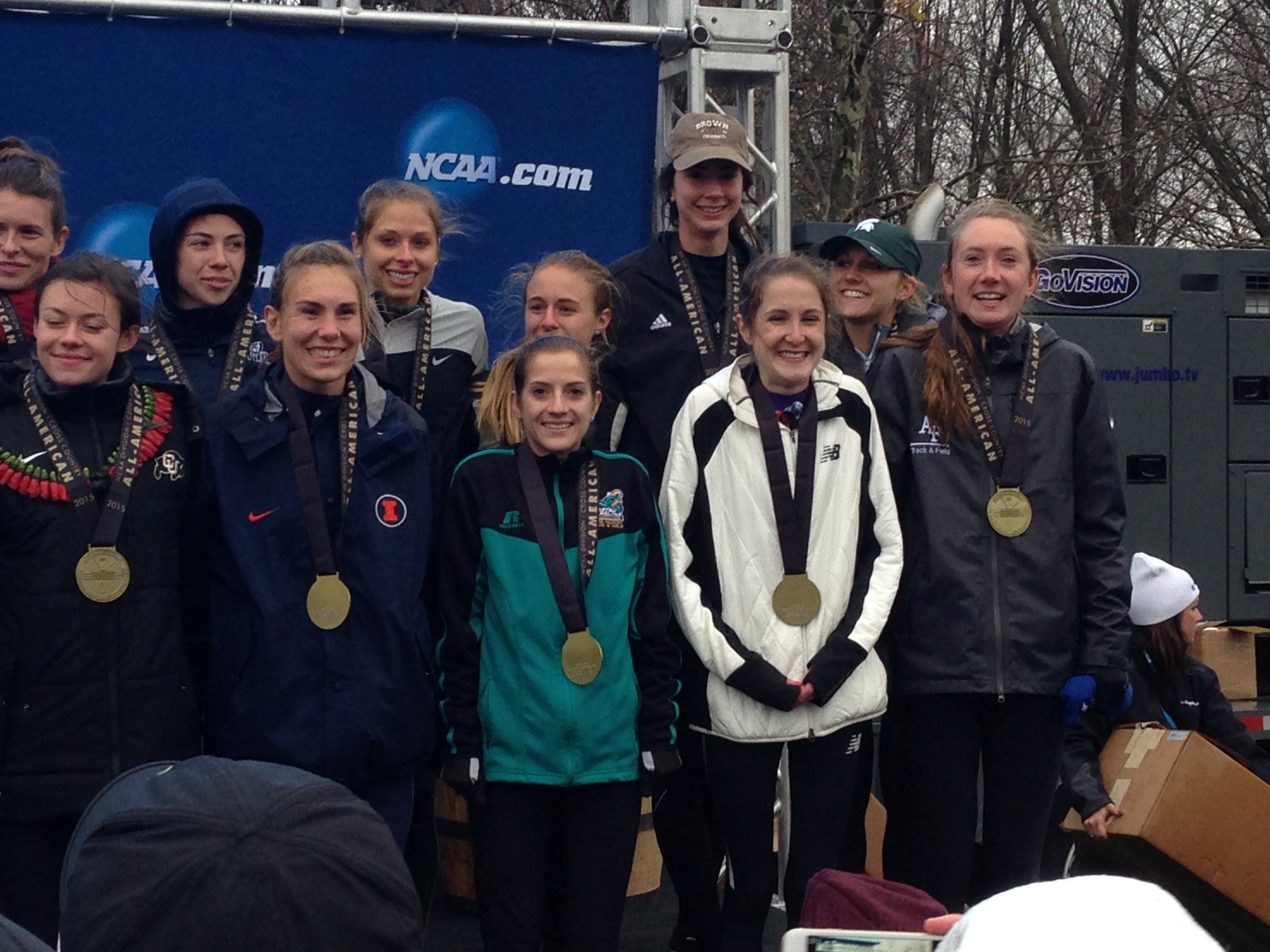 Senior Letitia Saayman earns All-American honor.