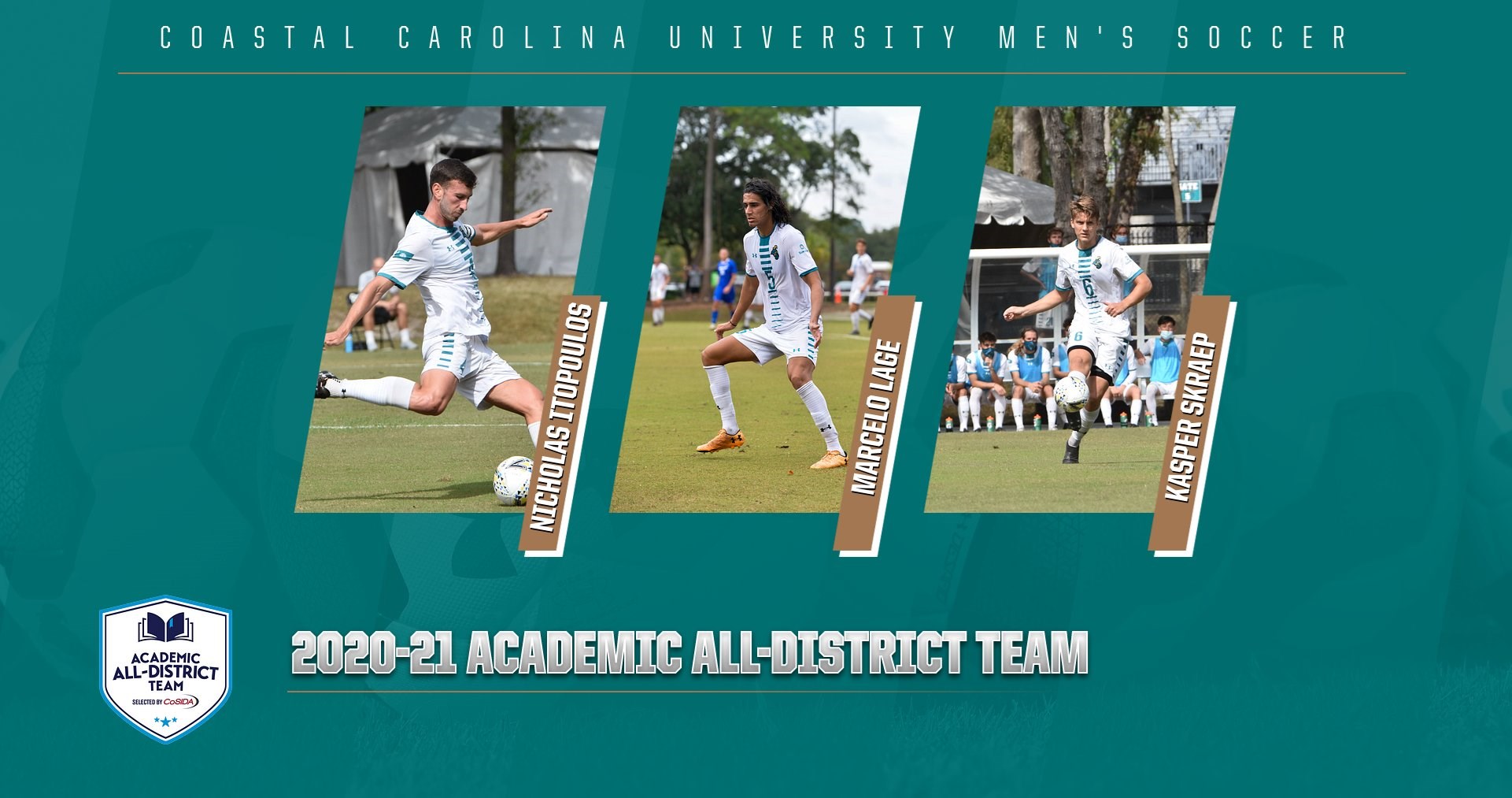 Three Chants Named to the 202021 Academic First Team Coastal