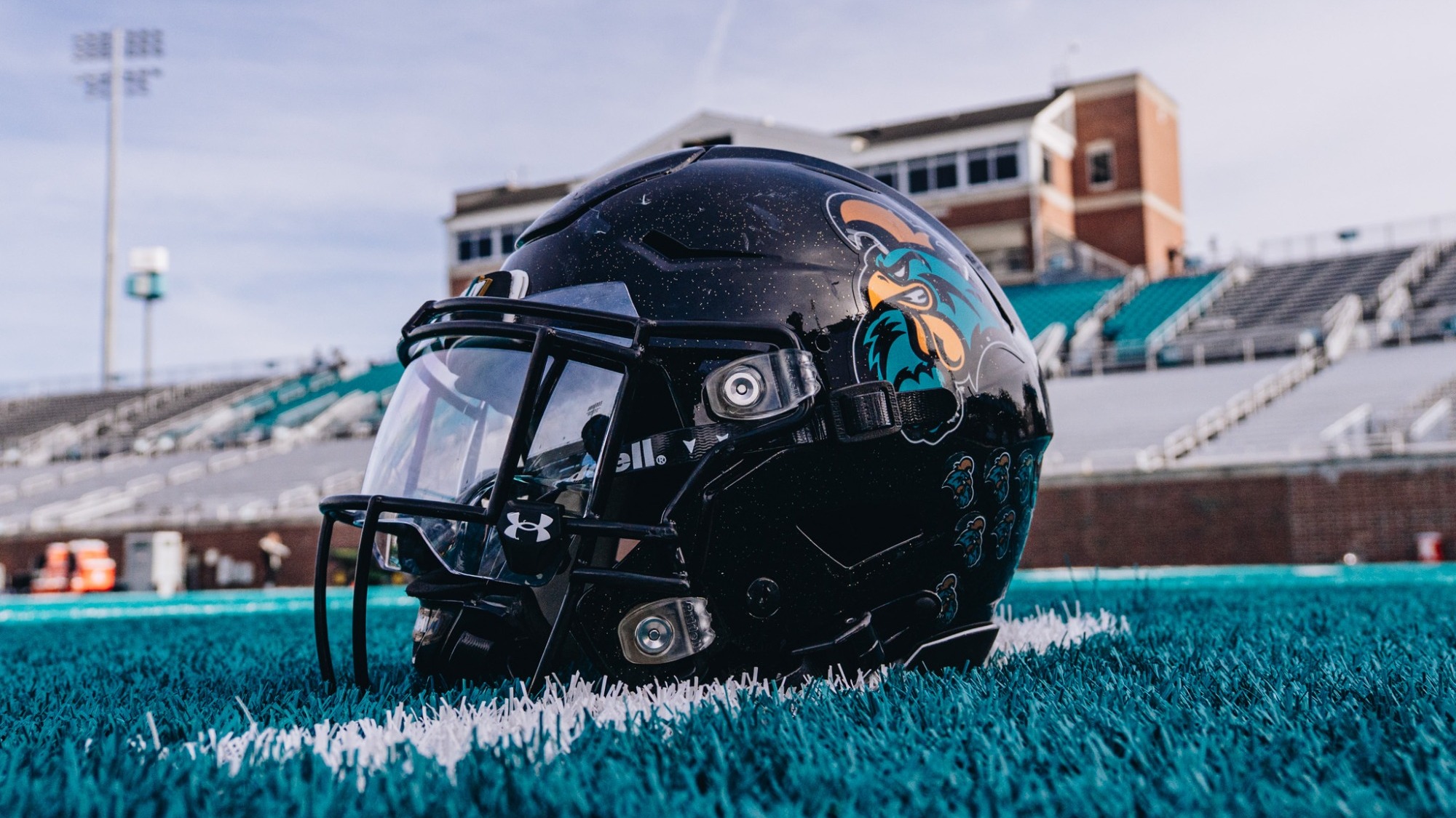 Black Football Helmet