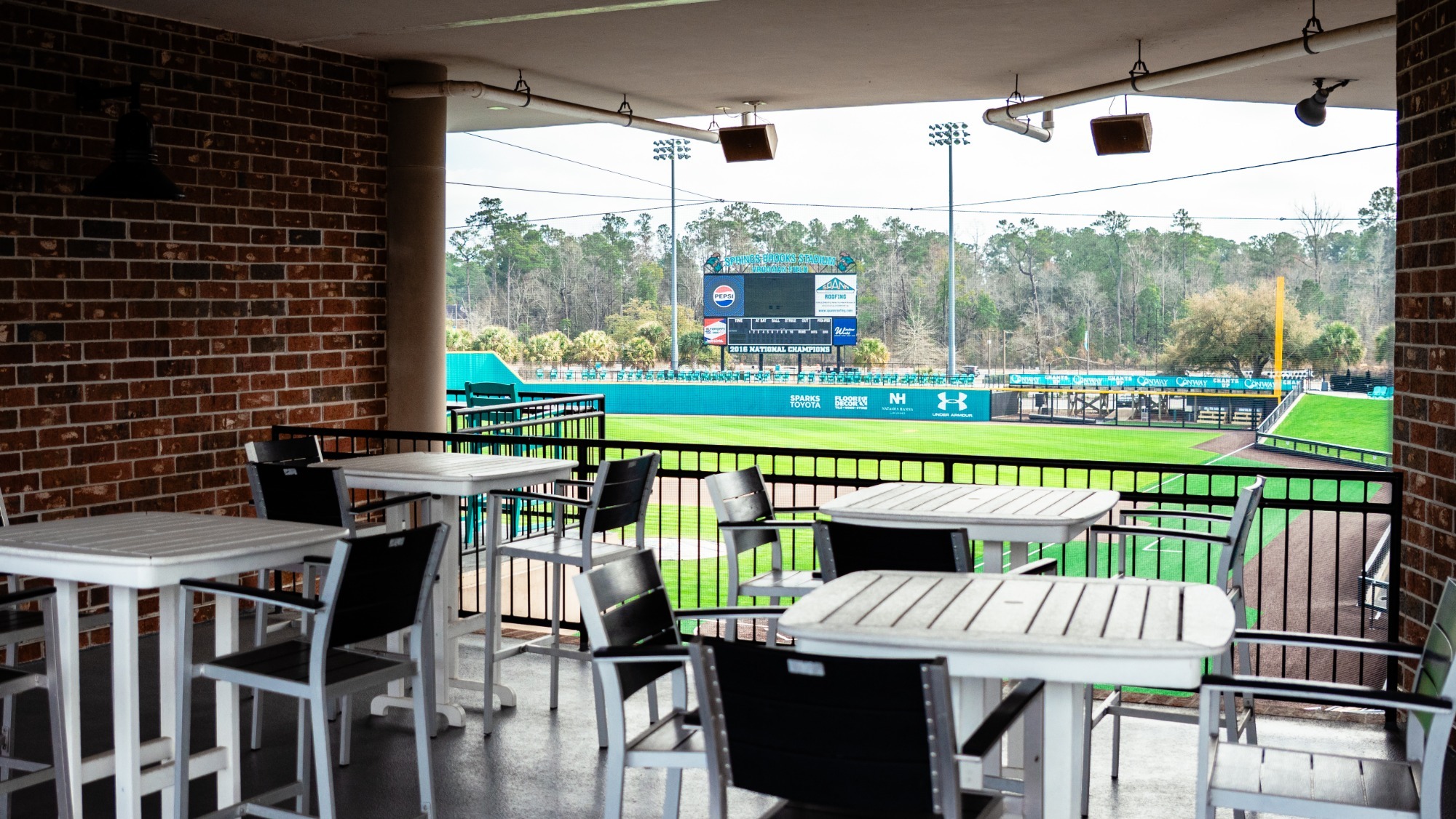 New premium seating area at Springs Brooks Stadium