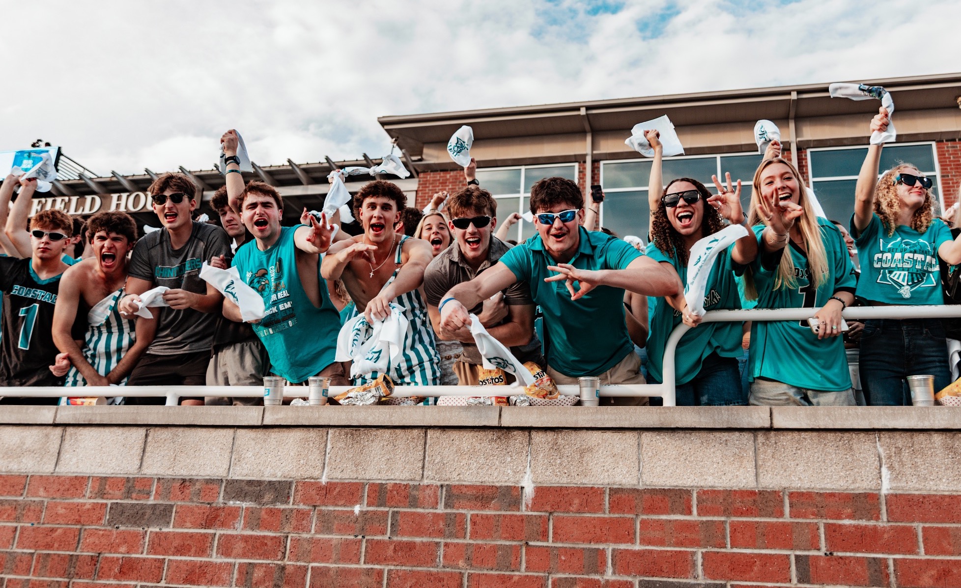 Coastal football fans