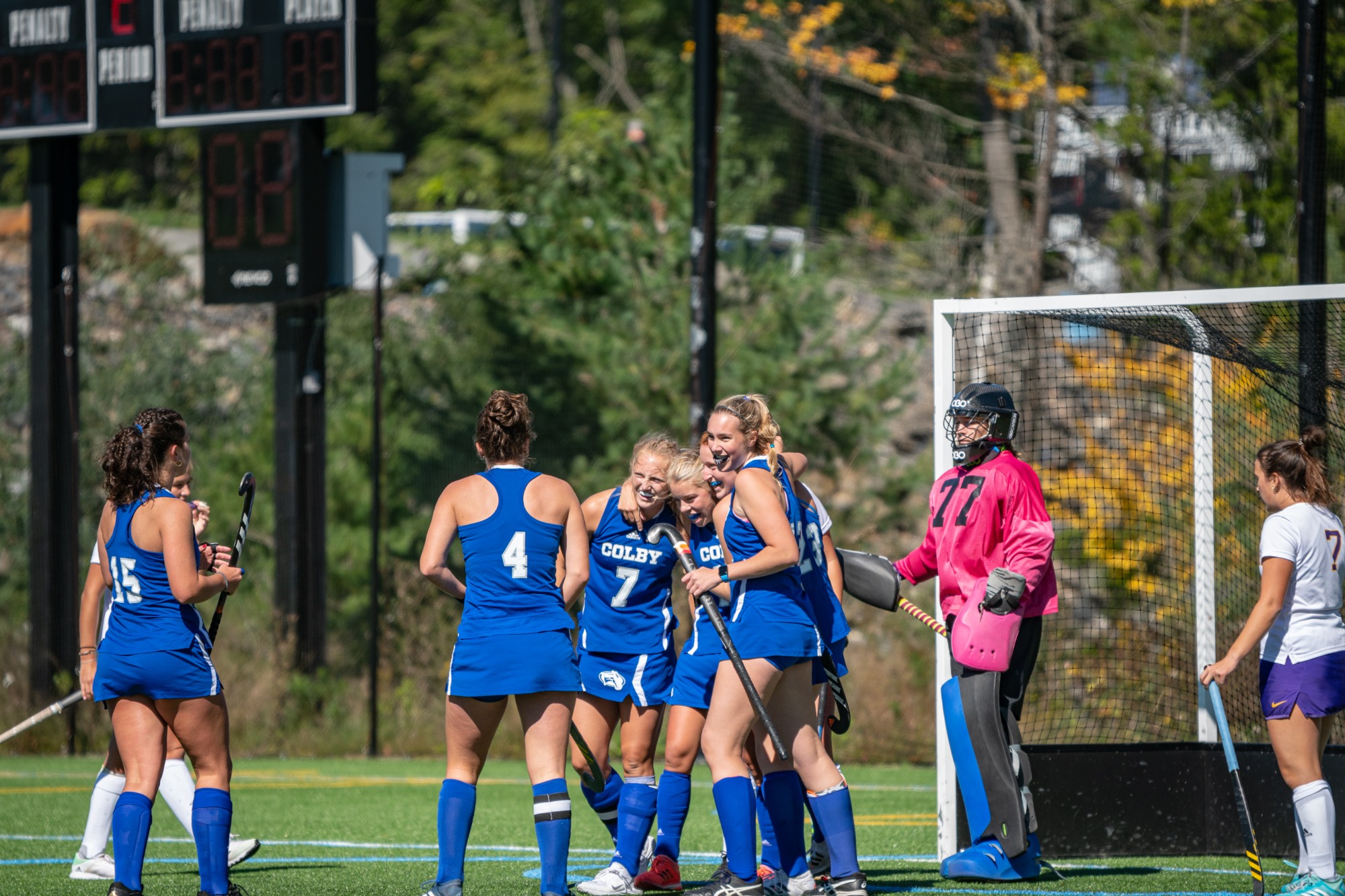 Field Hockey with a Win Across Town Colby College