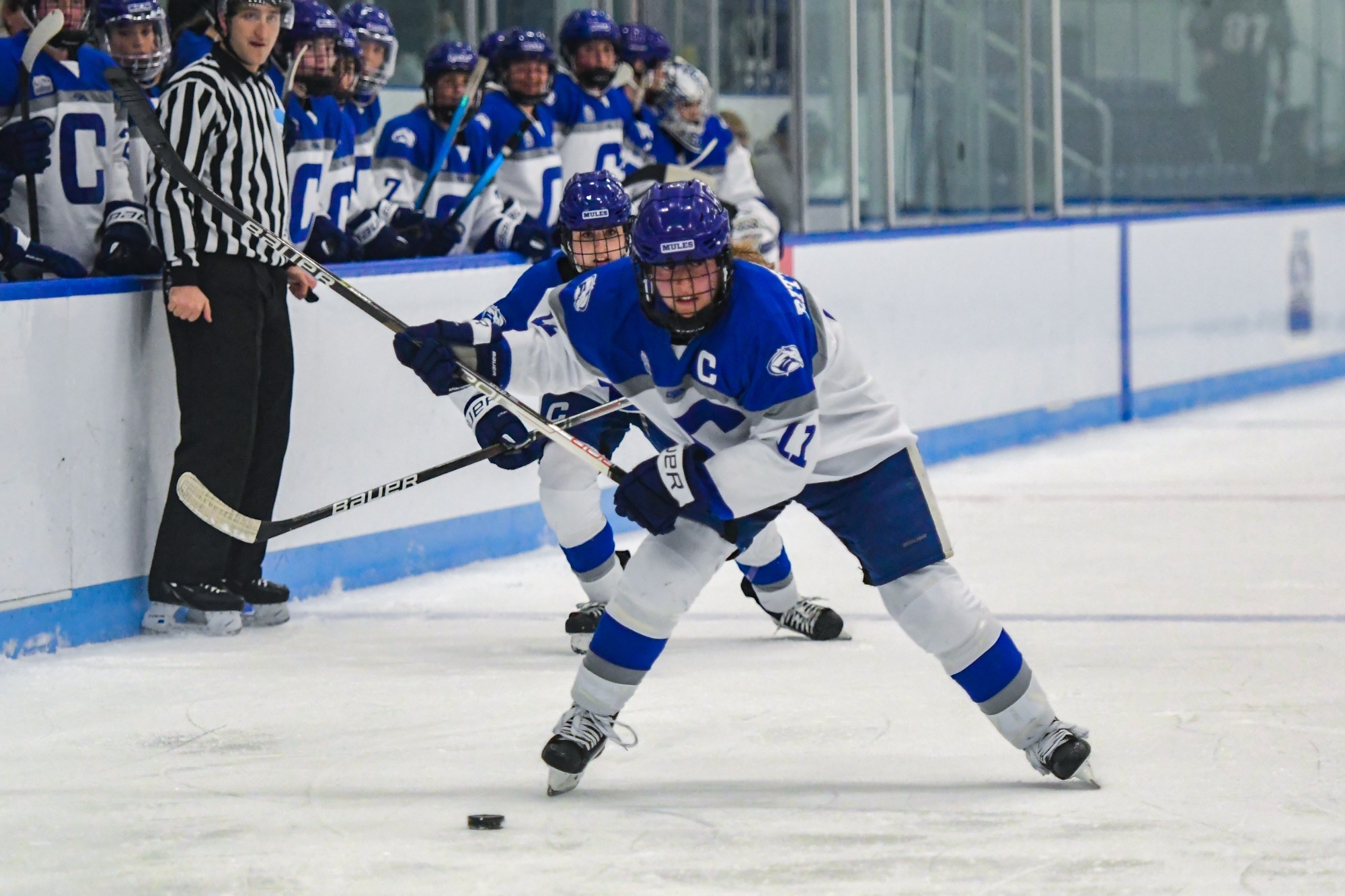 Women's Ice Hockey Drops Close Match on the Road Colby College
