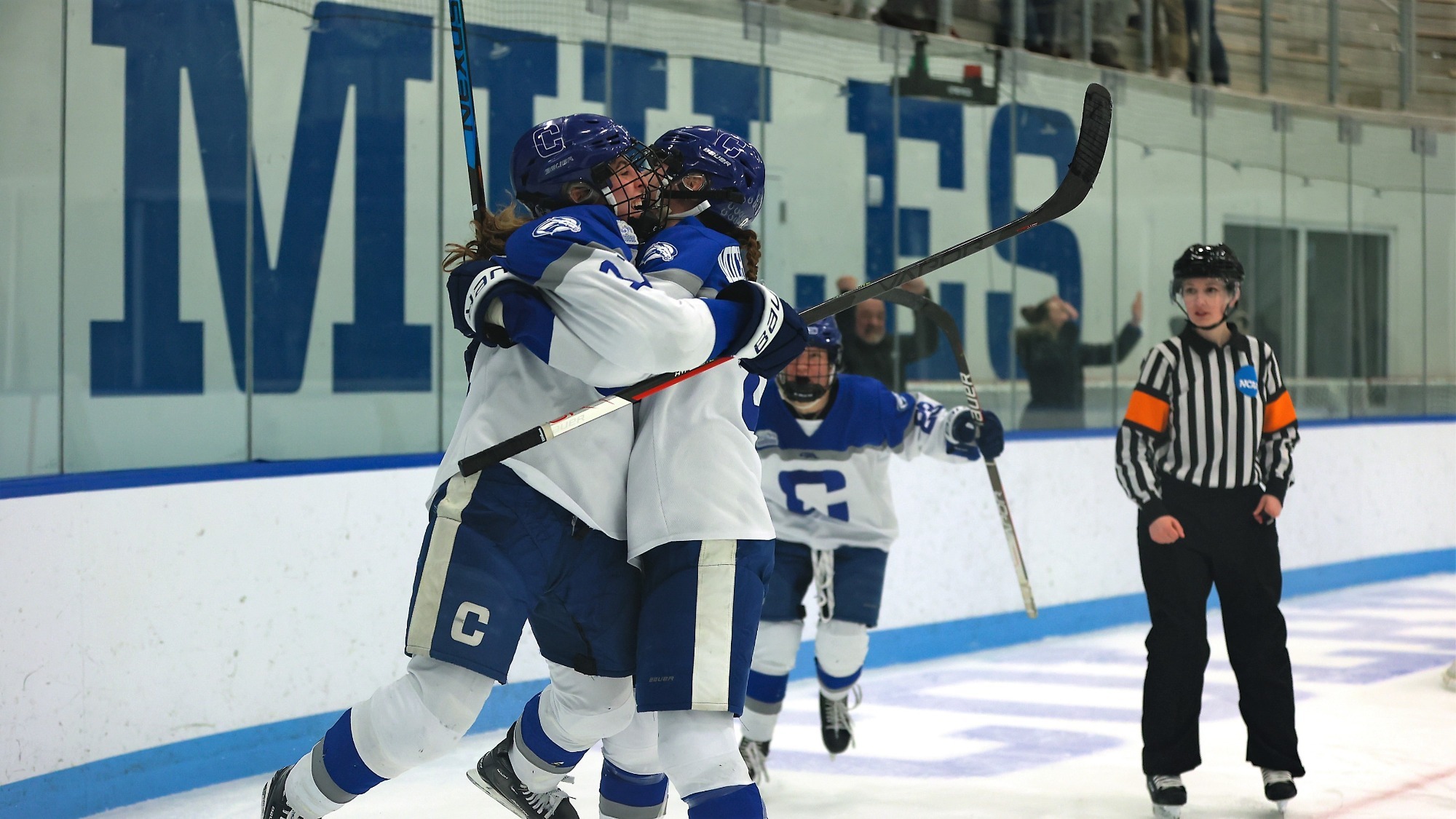 Women's Ice Hockey Achieves Program Record with Double Overtime Victory
