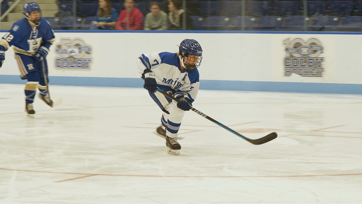 Women's Ice Hockey Steamrolls Suffolk in 80 Win Colby College