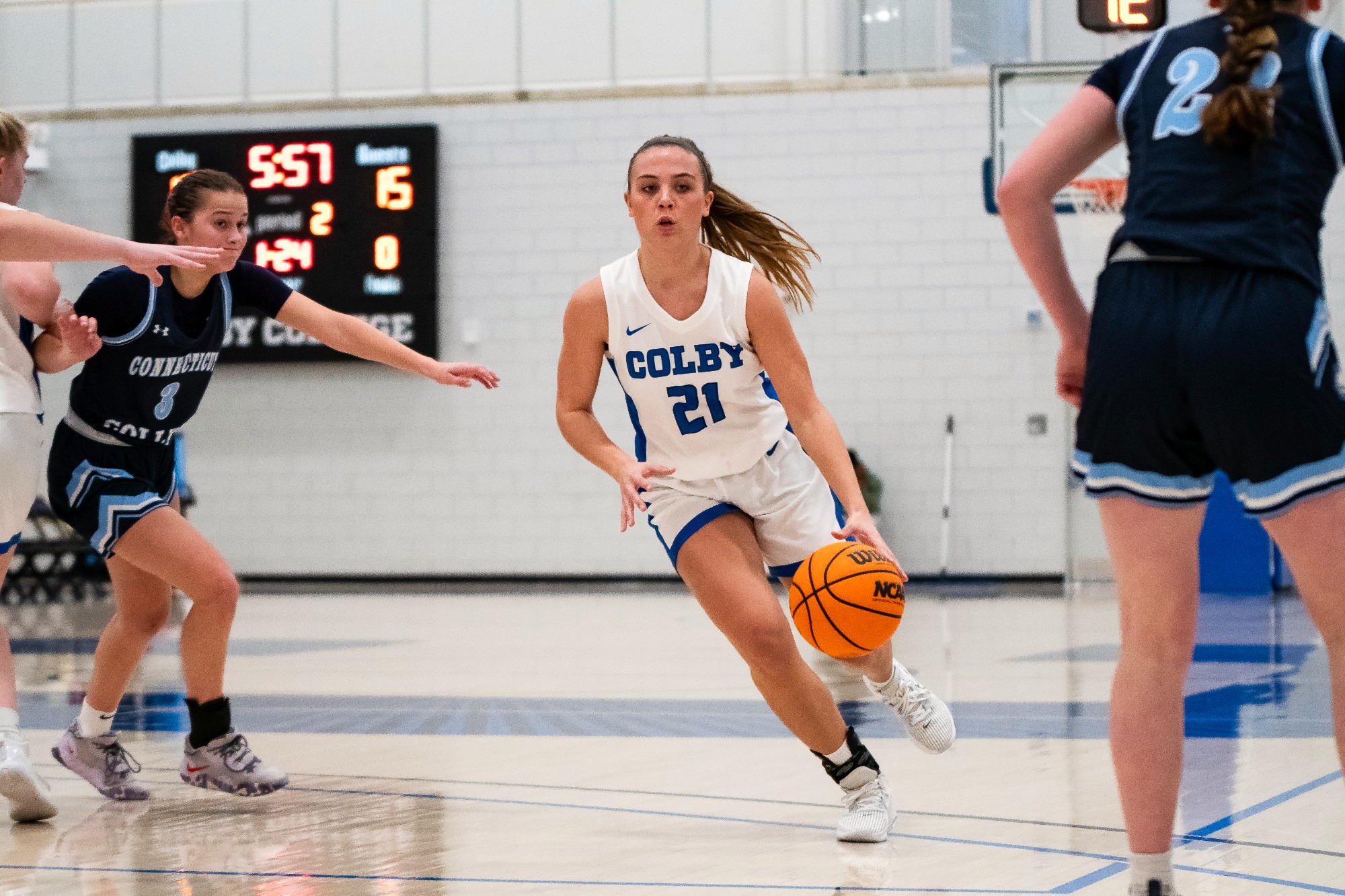Women's Basketball Secures a Riveting Victory Against Conn. College