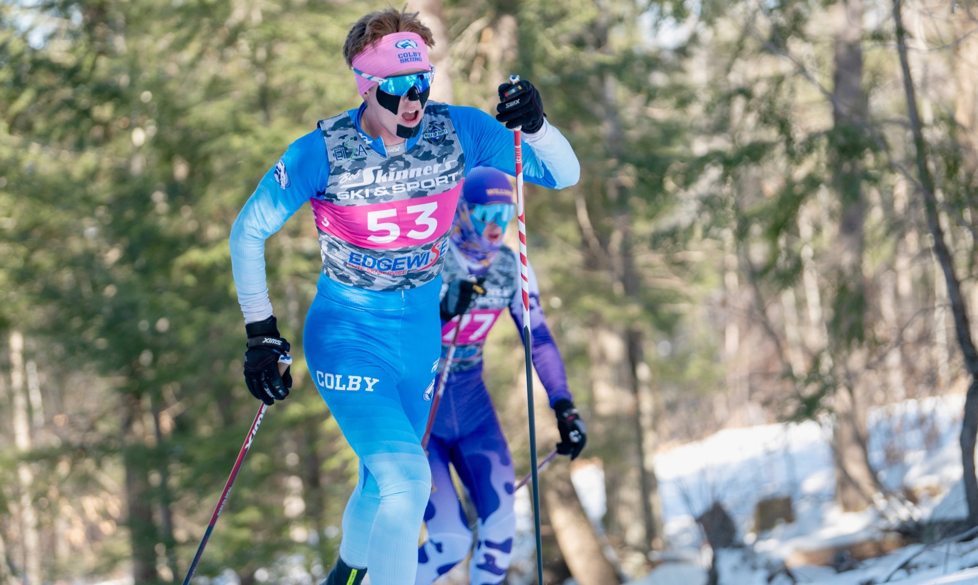 Andy DeFor skis to podium finish at Colby Carnival