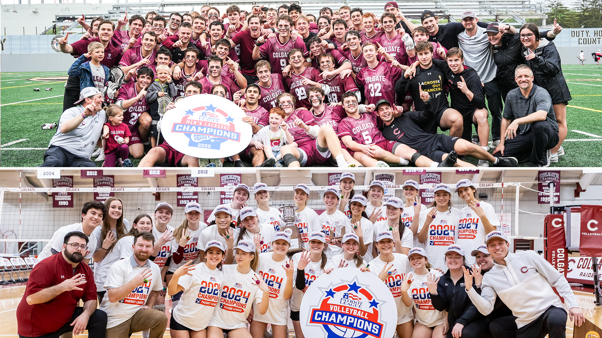 MLAX & Volleyball Split Photo