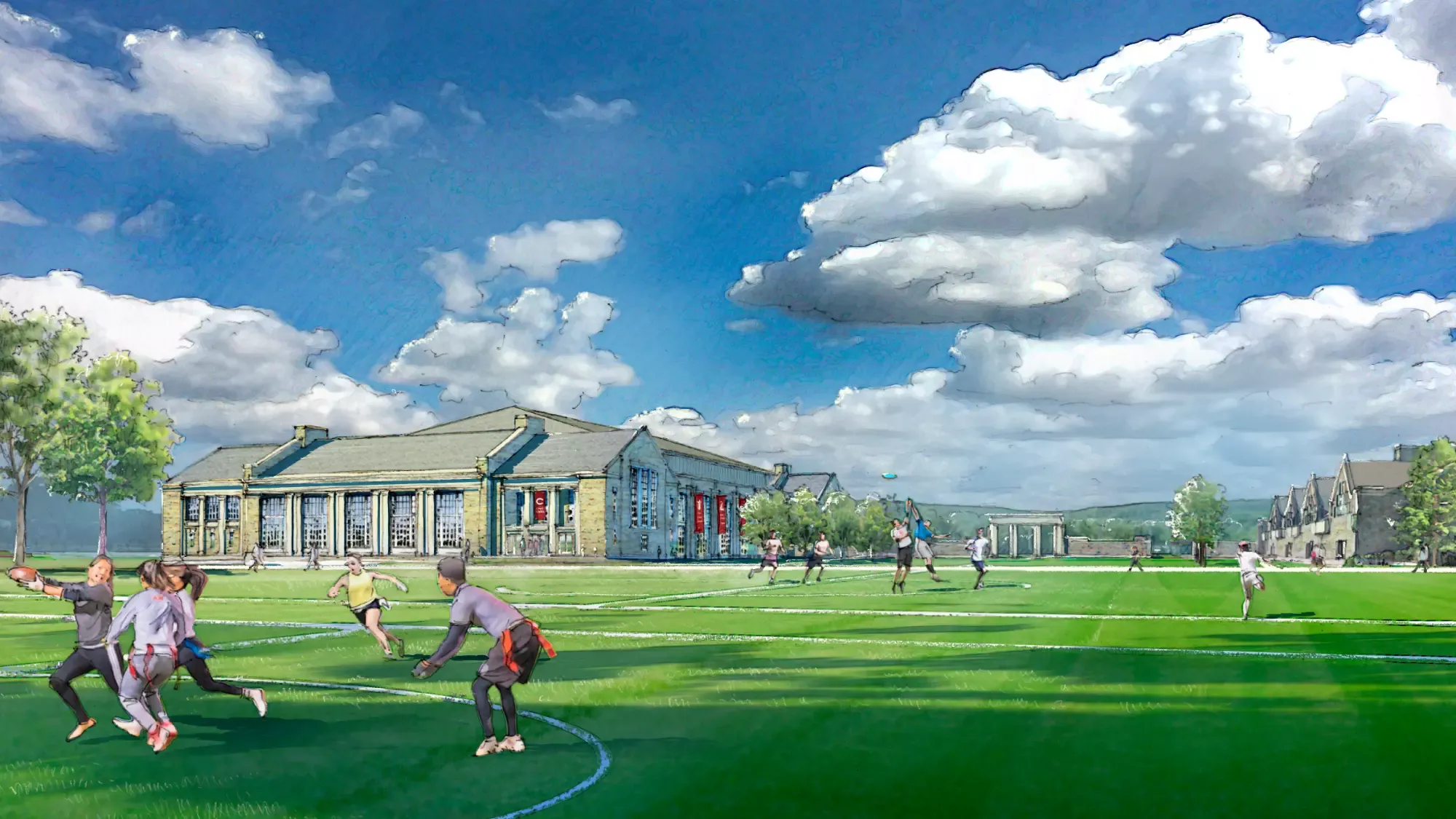 View from Broad Street - Carey Center