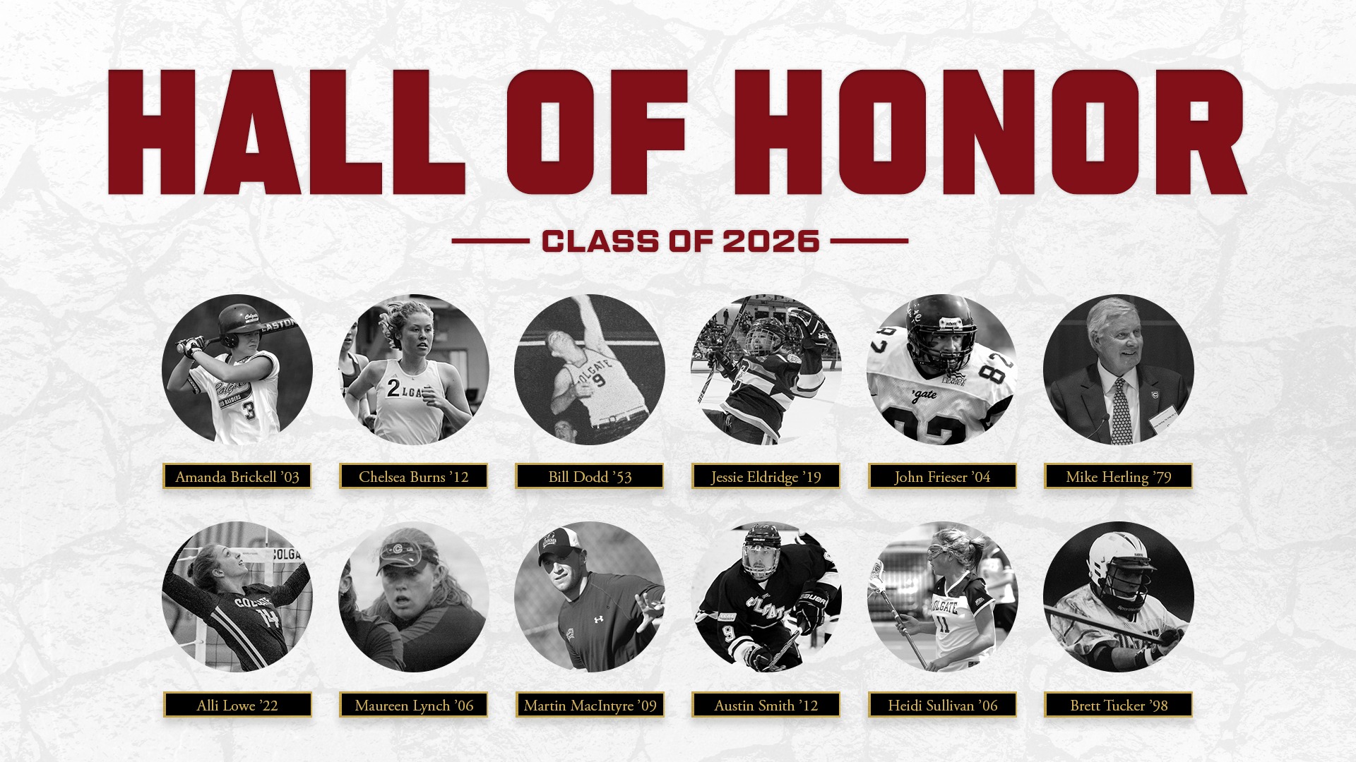 Hall of Honor 2026 Graphic