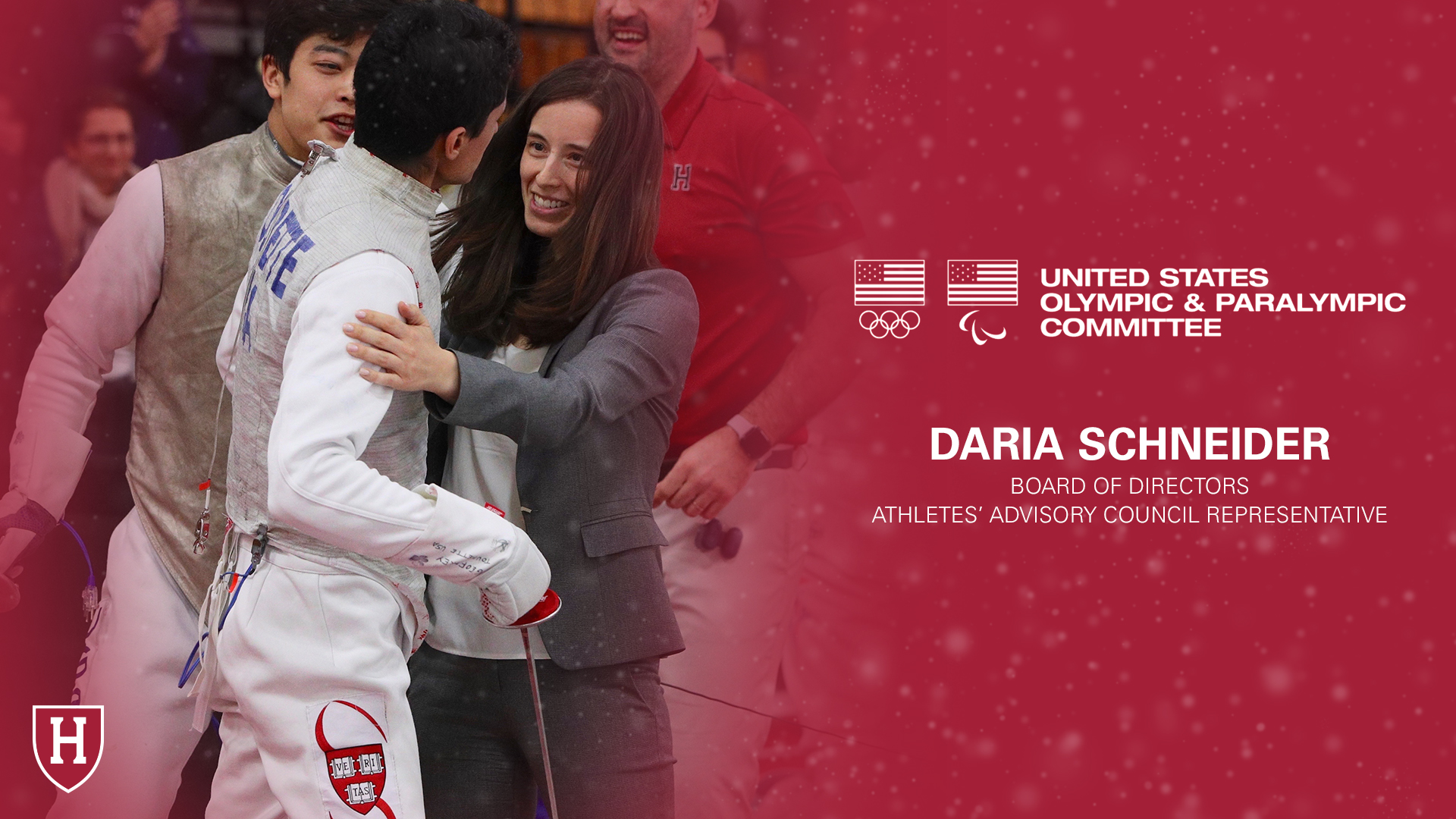 Schneider Appointed to U.S. Olympic & Paralympic Committee Board of Directors Harvard University