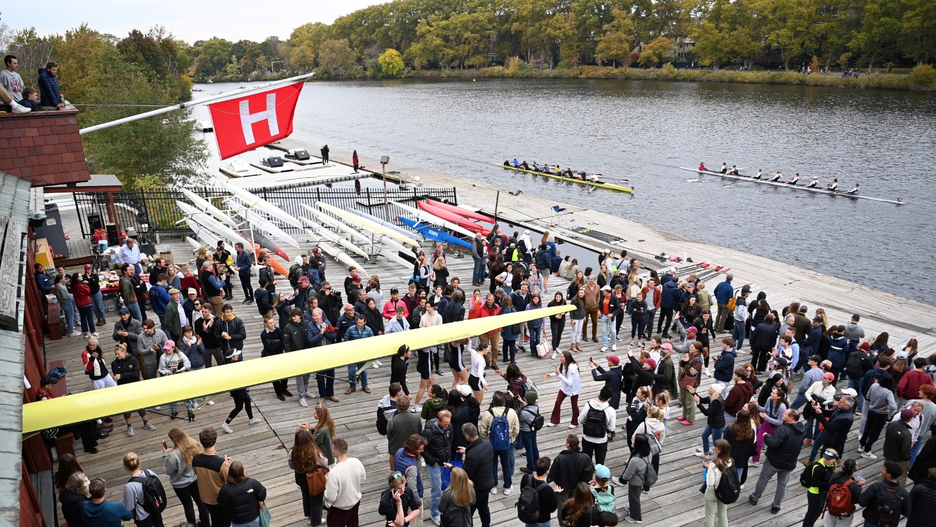 Radcliffe Heavyweight Rowing Completes Head of The Charles Harvard