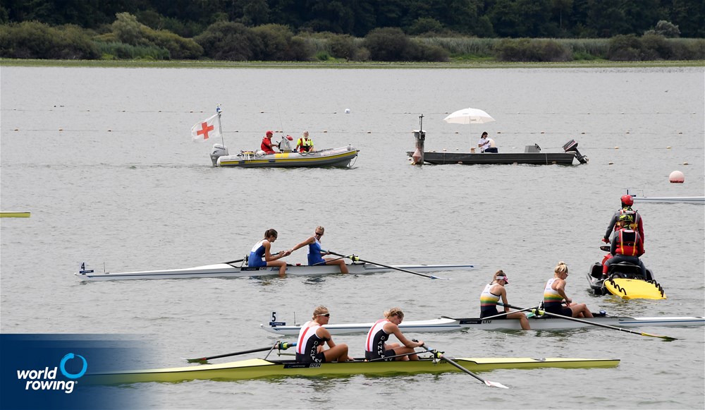 Radcliffe Lightweight Rowing's Elsa Andrews, Ava Sack place fifth at