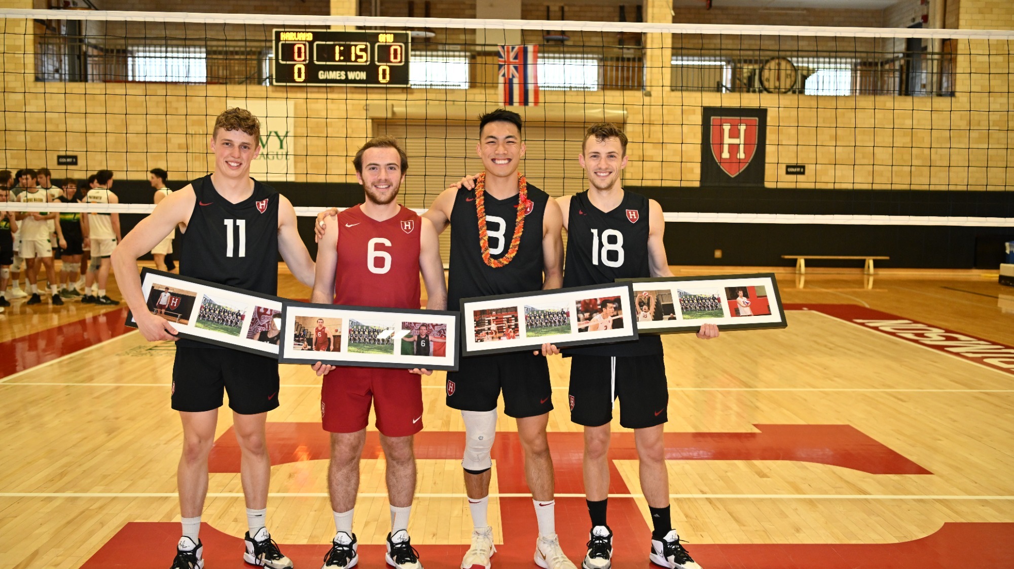 Harvard Men's Volleyball Narrowly Falls to Mason on Senior Night