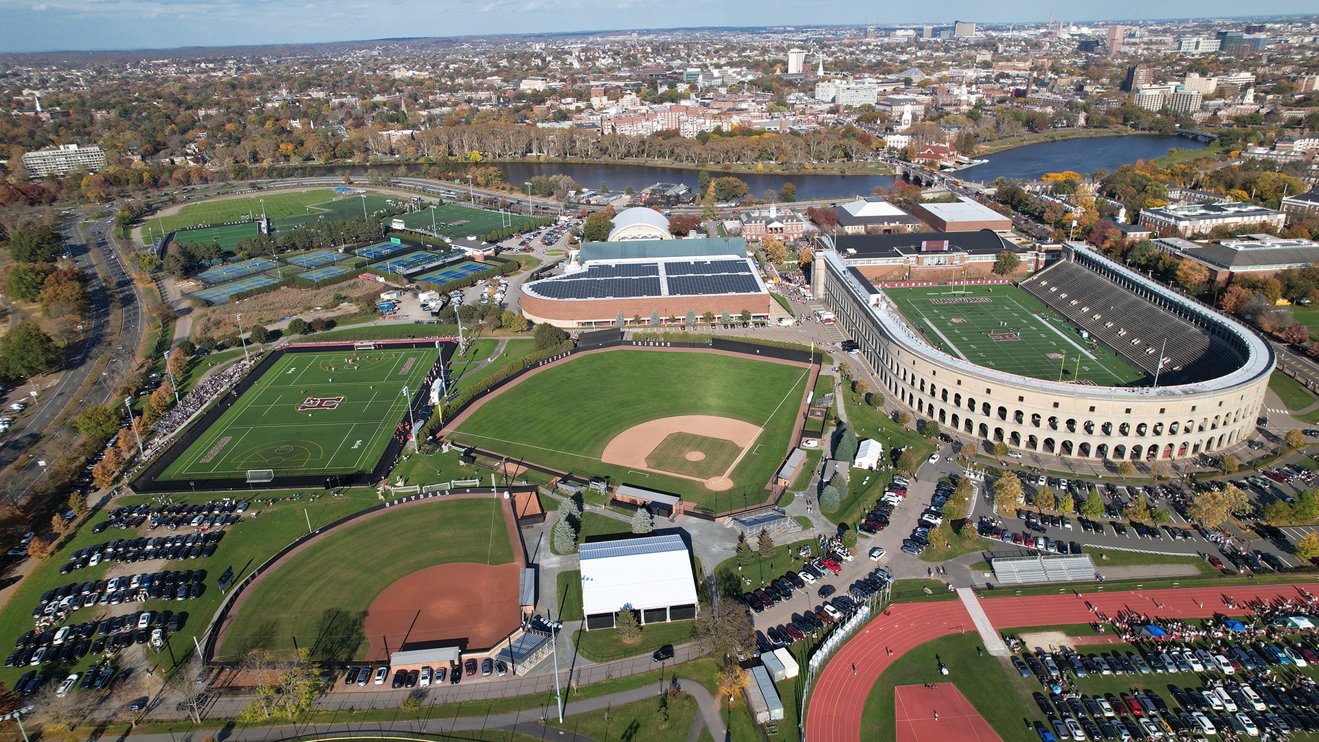 Harvard Athletic Complex Aerial