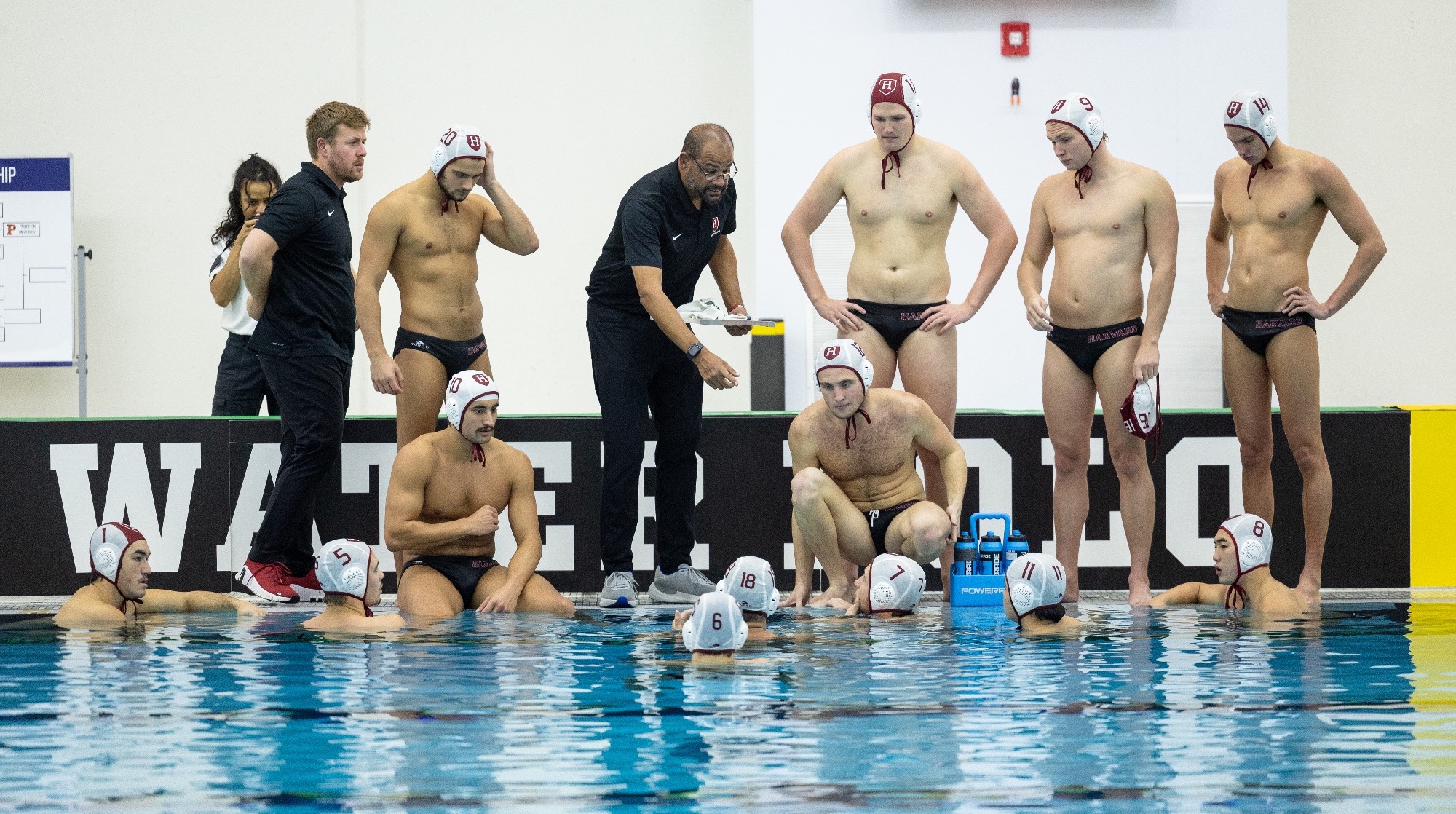 Men's Water Polo Huddle