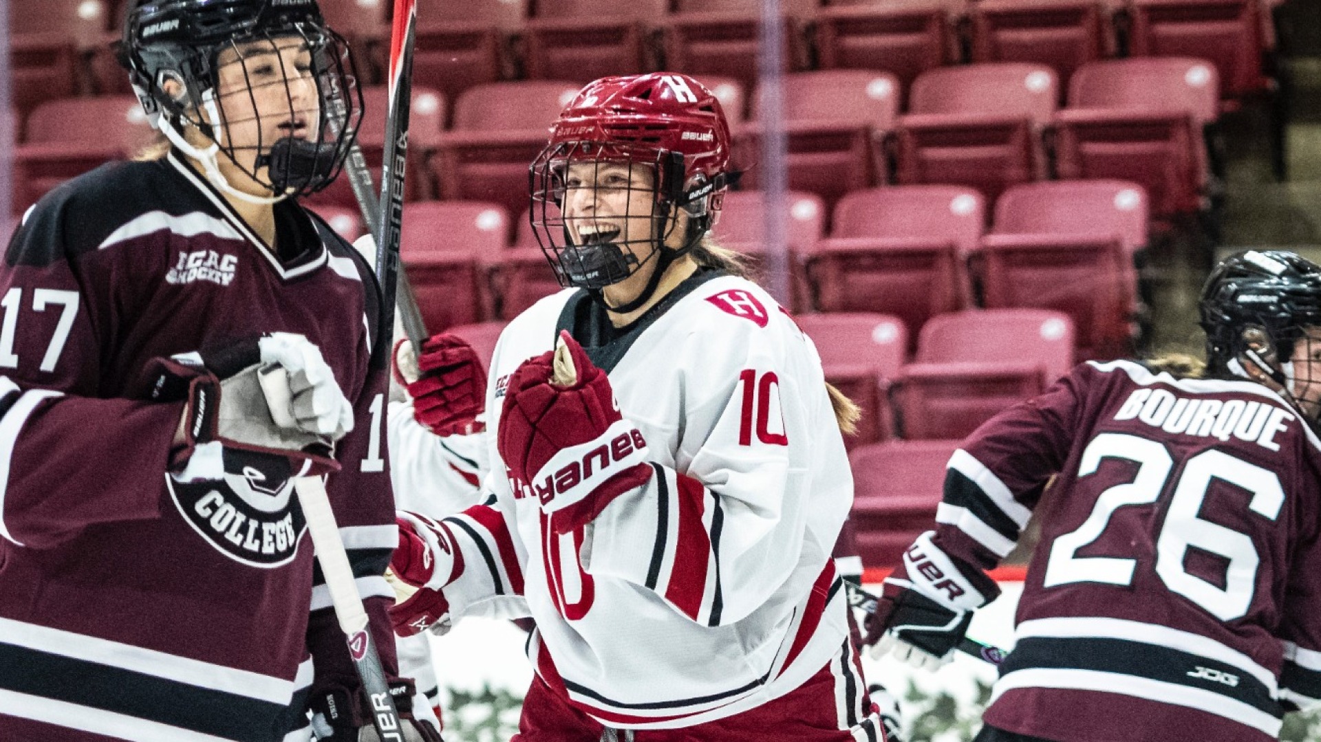 Angelica Megdanis Celebrates a Goal