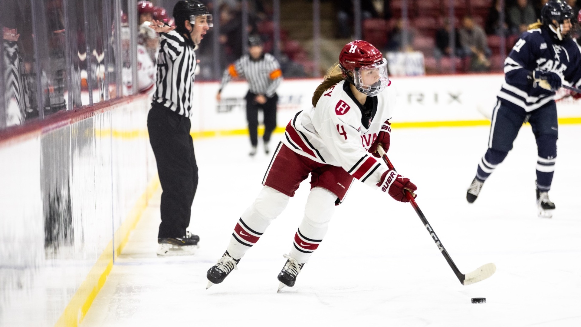 Morgan McGathey Controlling the Puck