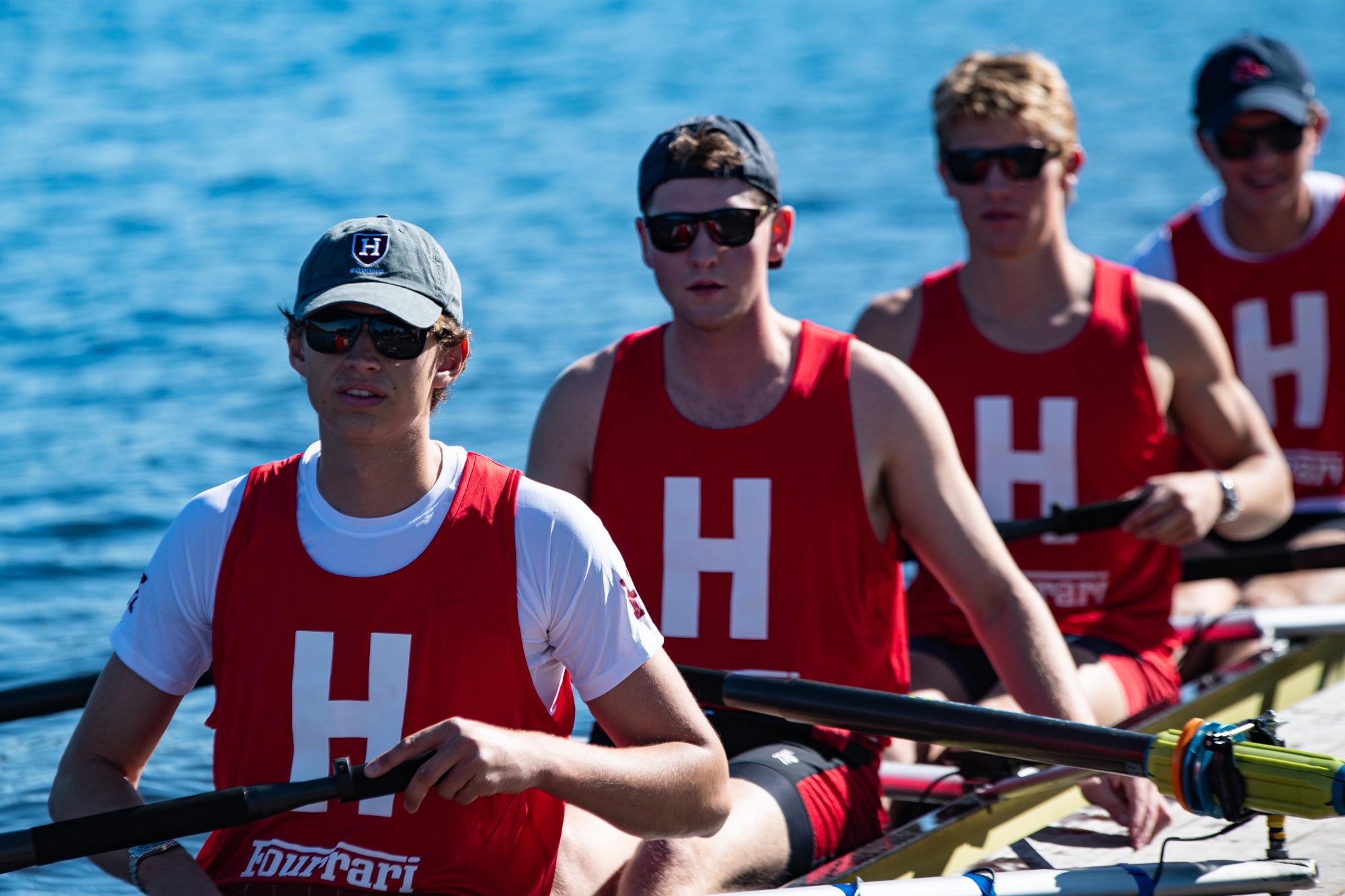 Mens Heavyweight Rowing Action Shot