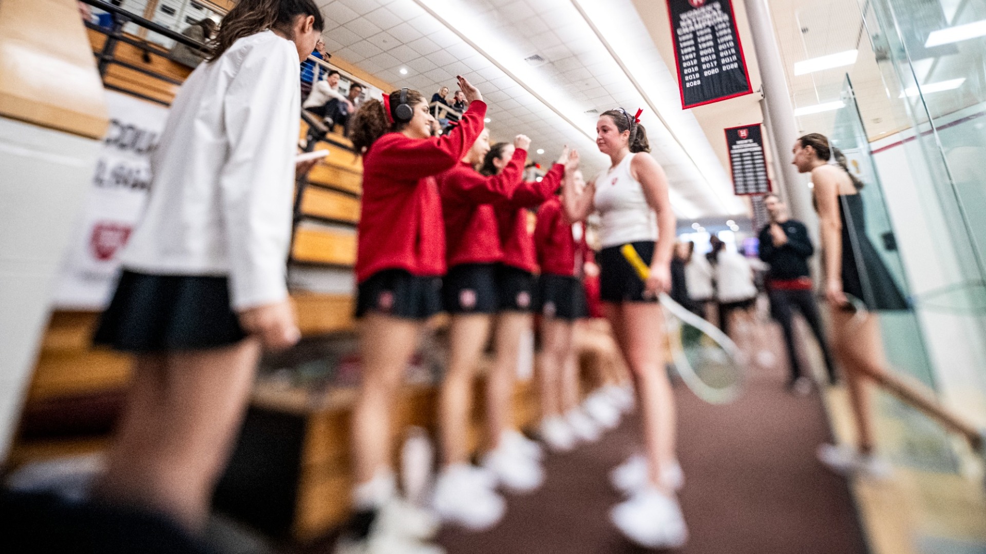 Molly Stoltz Celebrating a Win